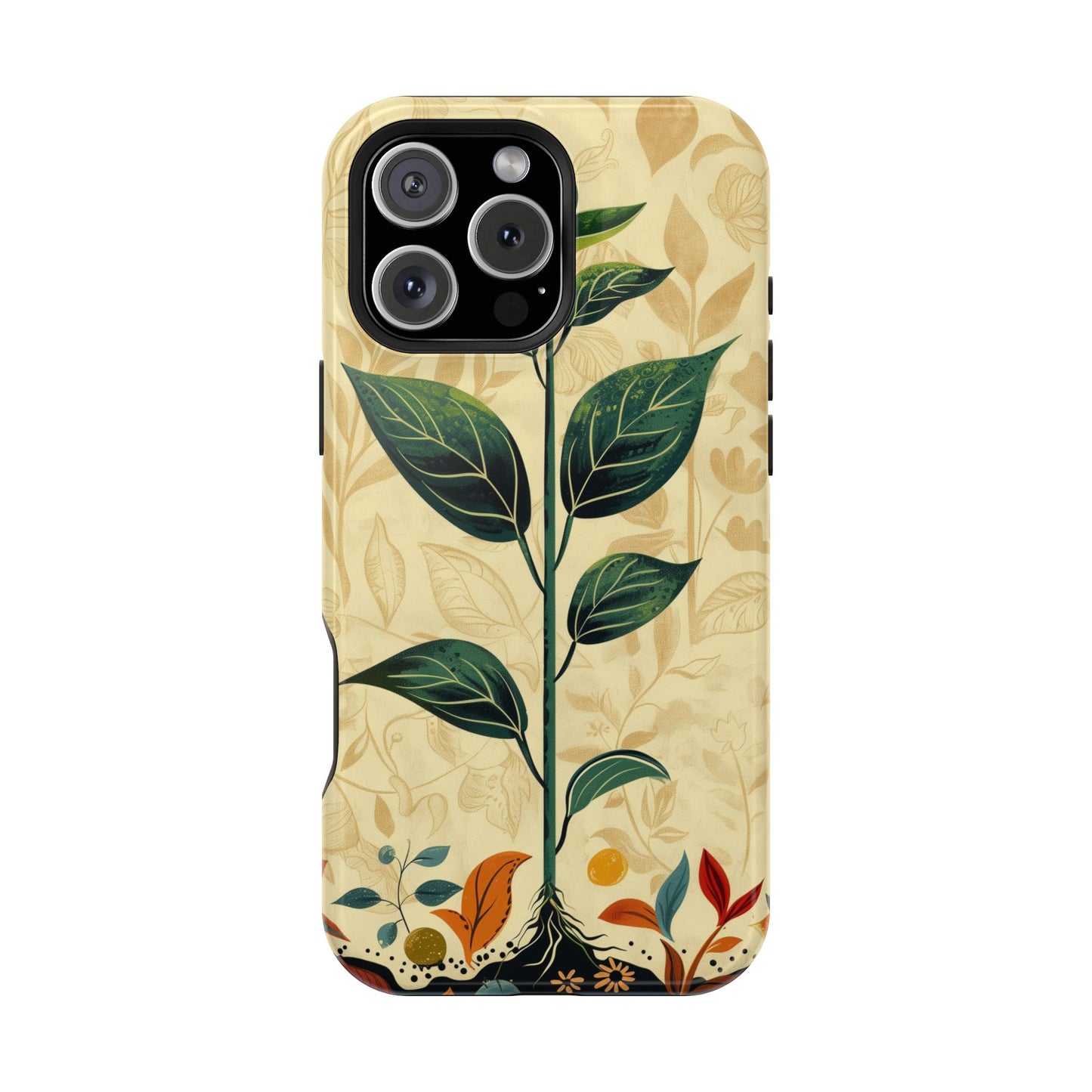 Plant Nature MagSafe® iPhone Tough Case Dual Layer Robust