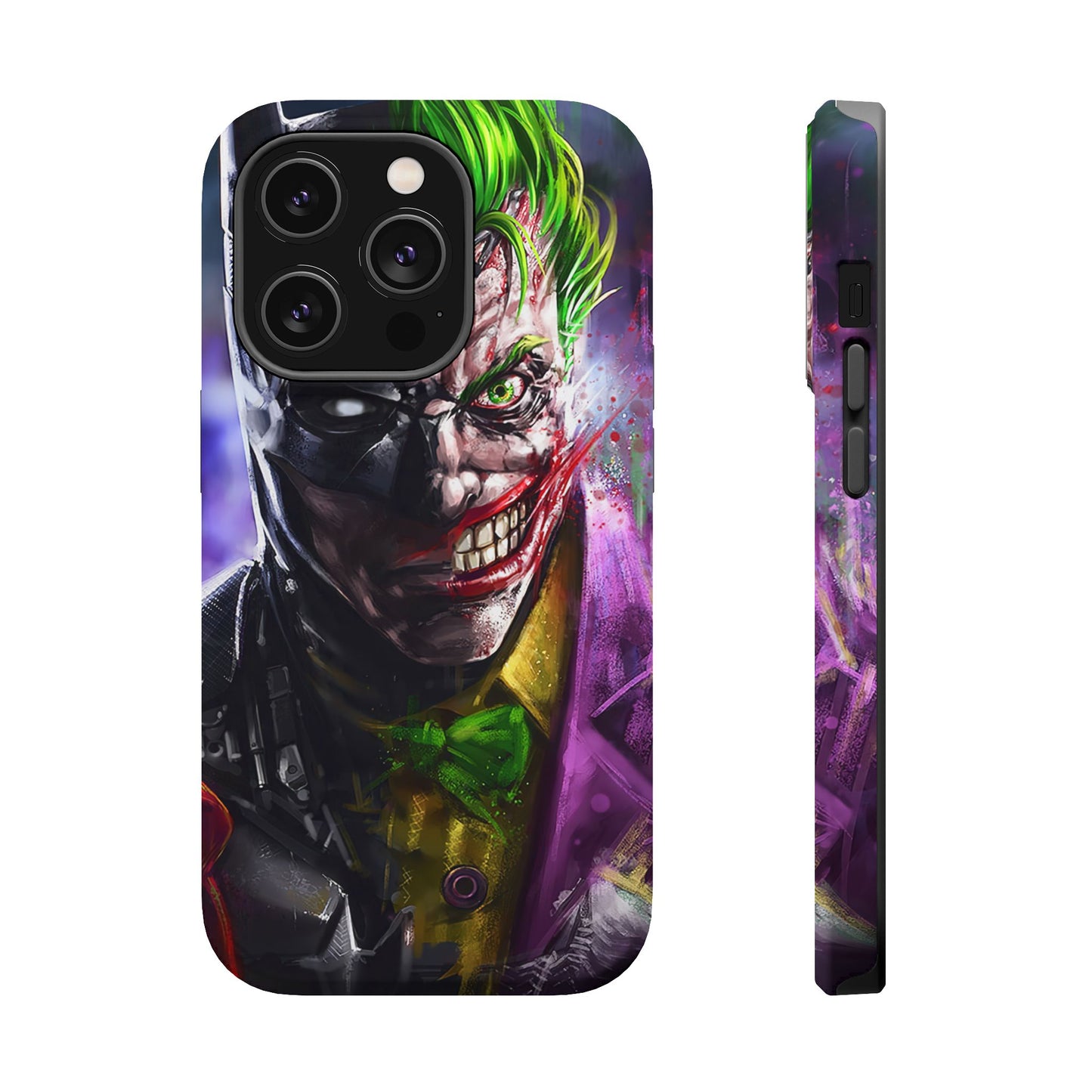 Joker Vs Bayman MagSafe® iPhone Tough Case Dual Layer Robust