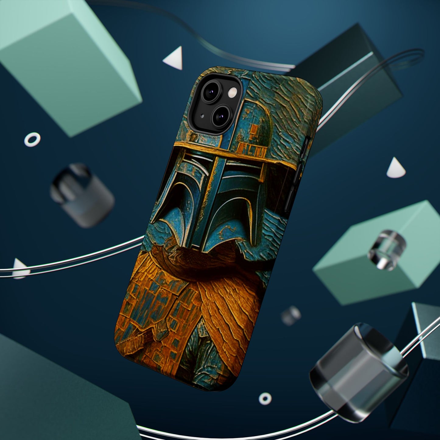 Mandalorian Art MagSafe® iPhone Tough Case Dual Layer Robust