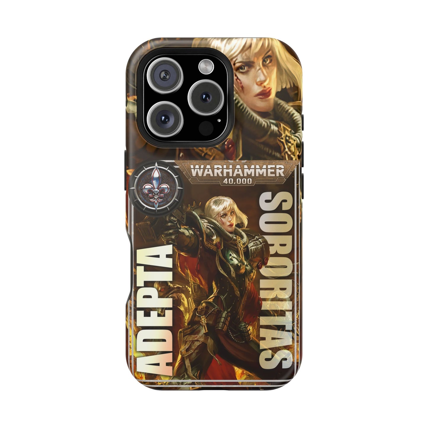 Warhammer Adepta Sororitas MagSafe® iPhone Tough Case Dual Layer Robust