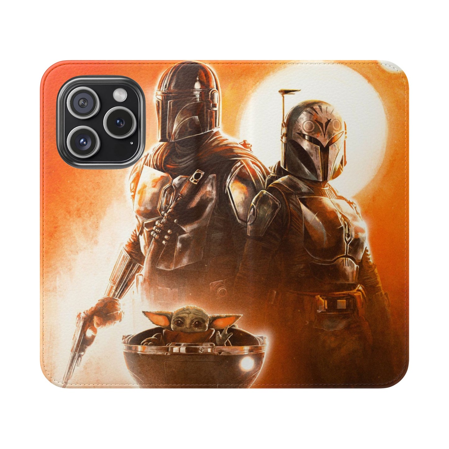 Mandalorian iPhone & Samsung Flip Case