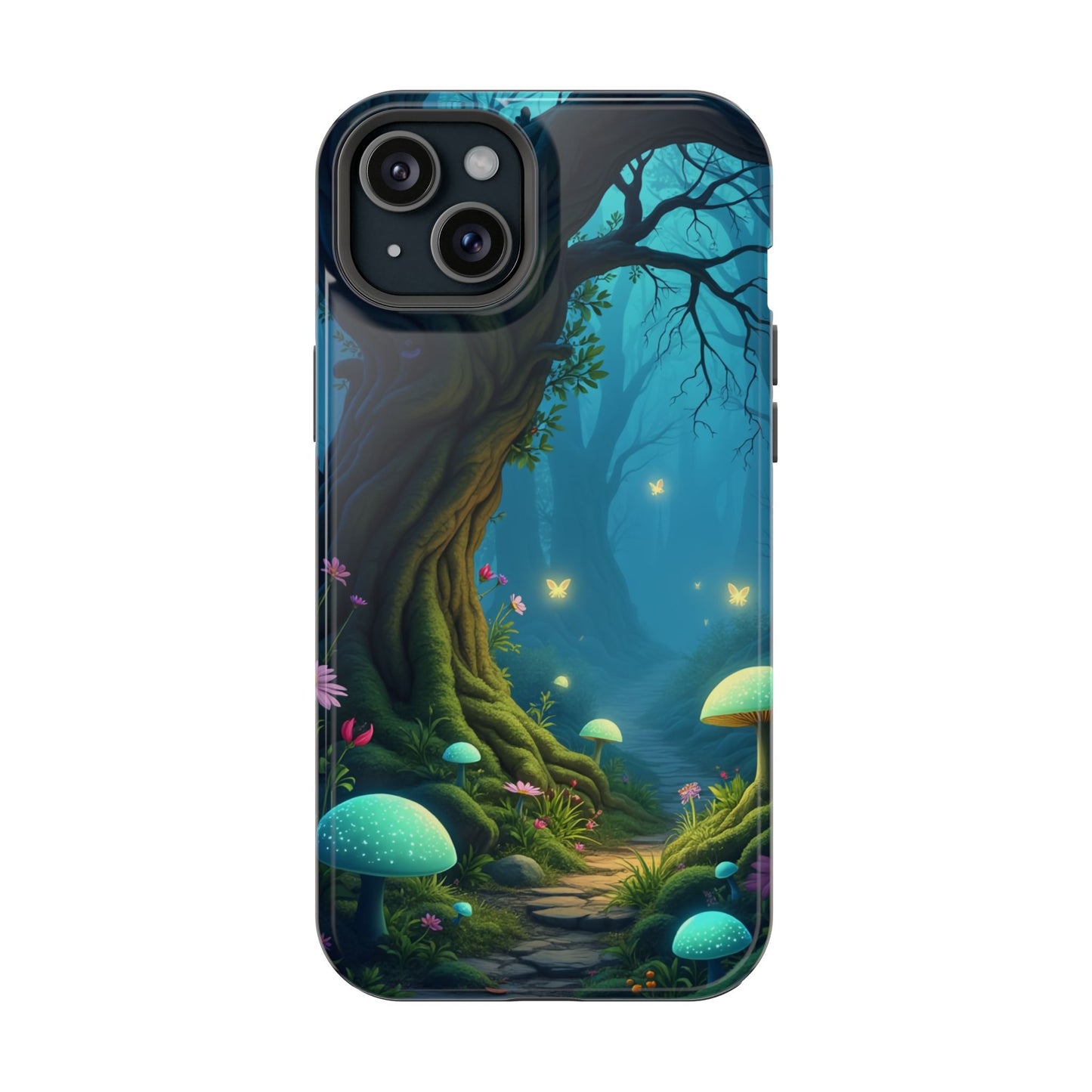 Shrooms Nature MagSafe® iPhone Tough Case Dual Layer Robust