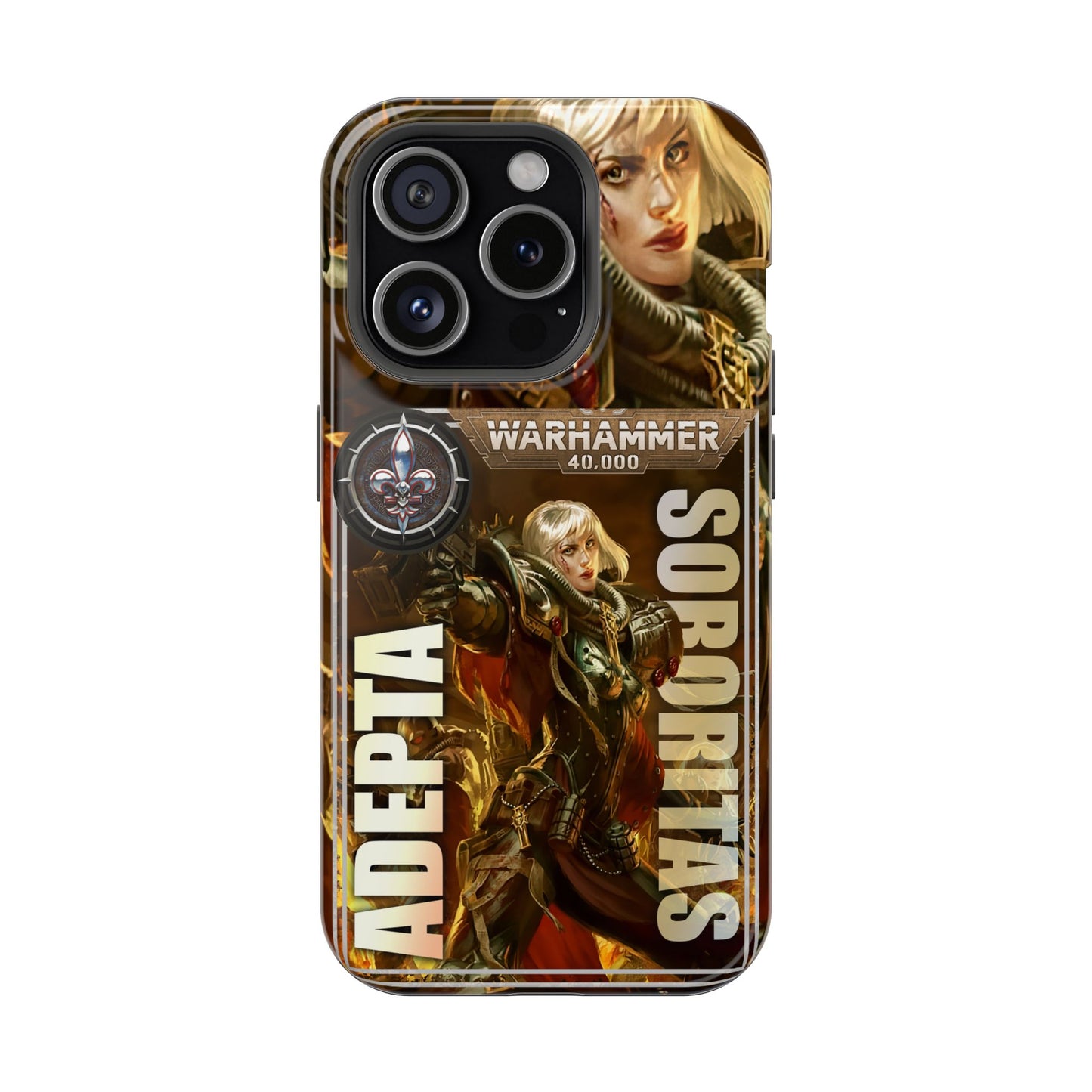 Warhammer Adepta Sororitas MagSafe® iPhone Tough Case Dual Layer Robust