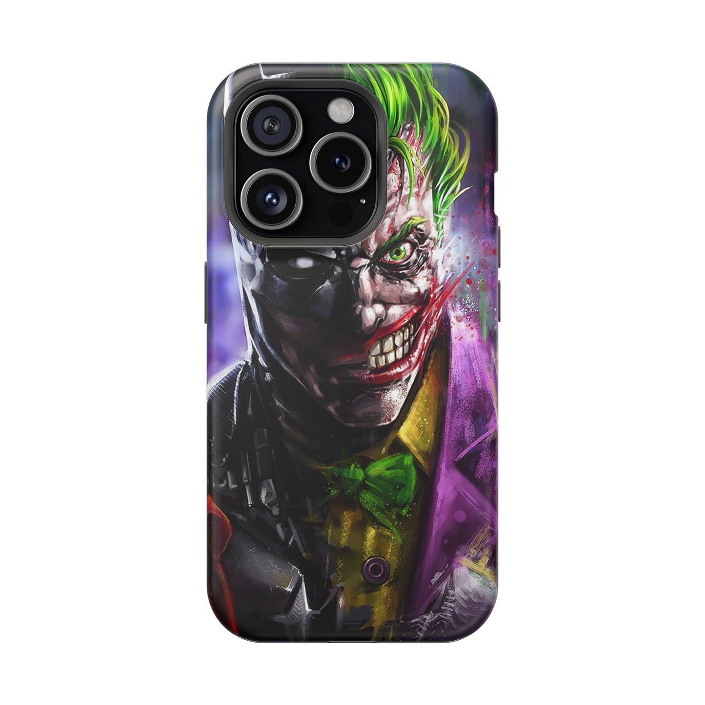 Joker Vs Bayman MagSafe® iPhone Tough Case Dual Layer Robust