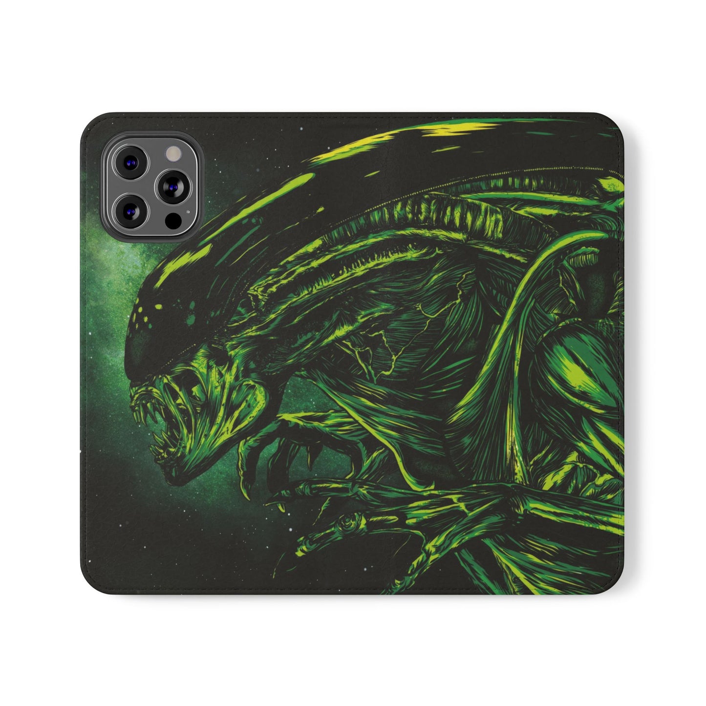 Alien Flip Case for iPhone & Samsung | PhoneMags