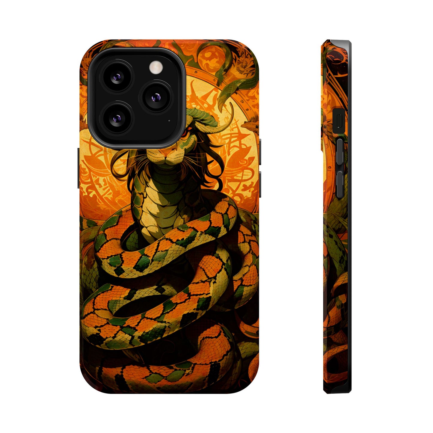Serpent Art MagSafe® iPhone Tough Case Dual Layer Robust