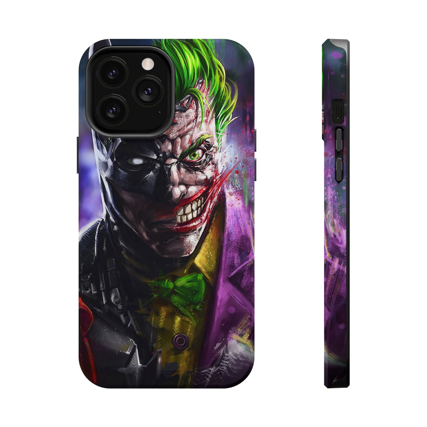 Joker Vs Bayman MagSafe® iPhone Tough Case Dual Layer Robust