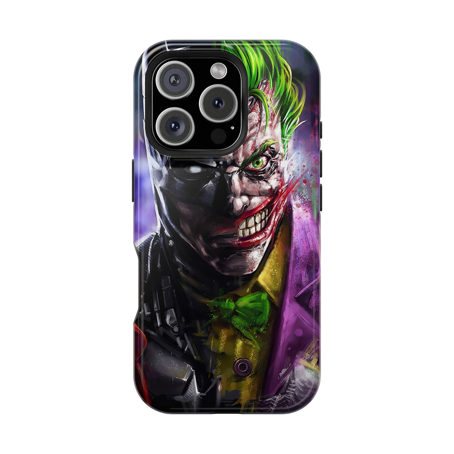 Joker Vs Bayman MagSafe® iPhone Tough Case Dual Layer Robust