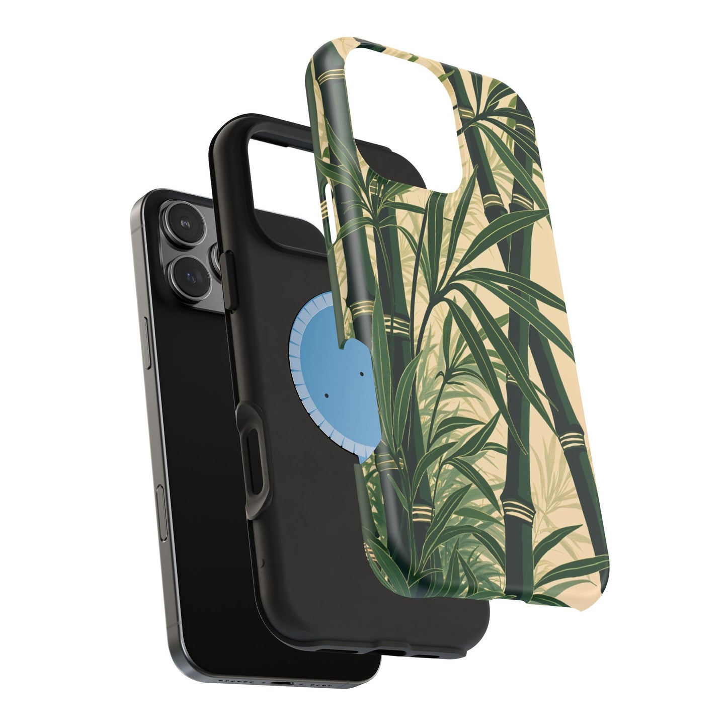 Bamboo Nature MagSafe® iPhone Tough Case Dual Layer Robust