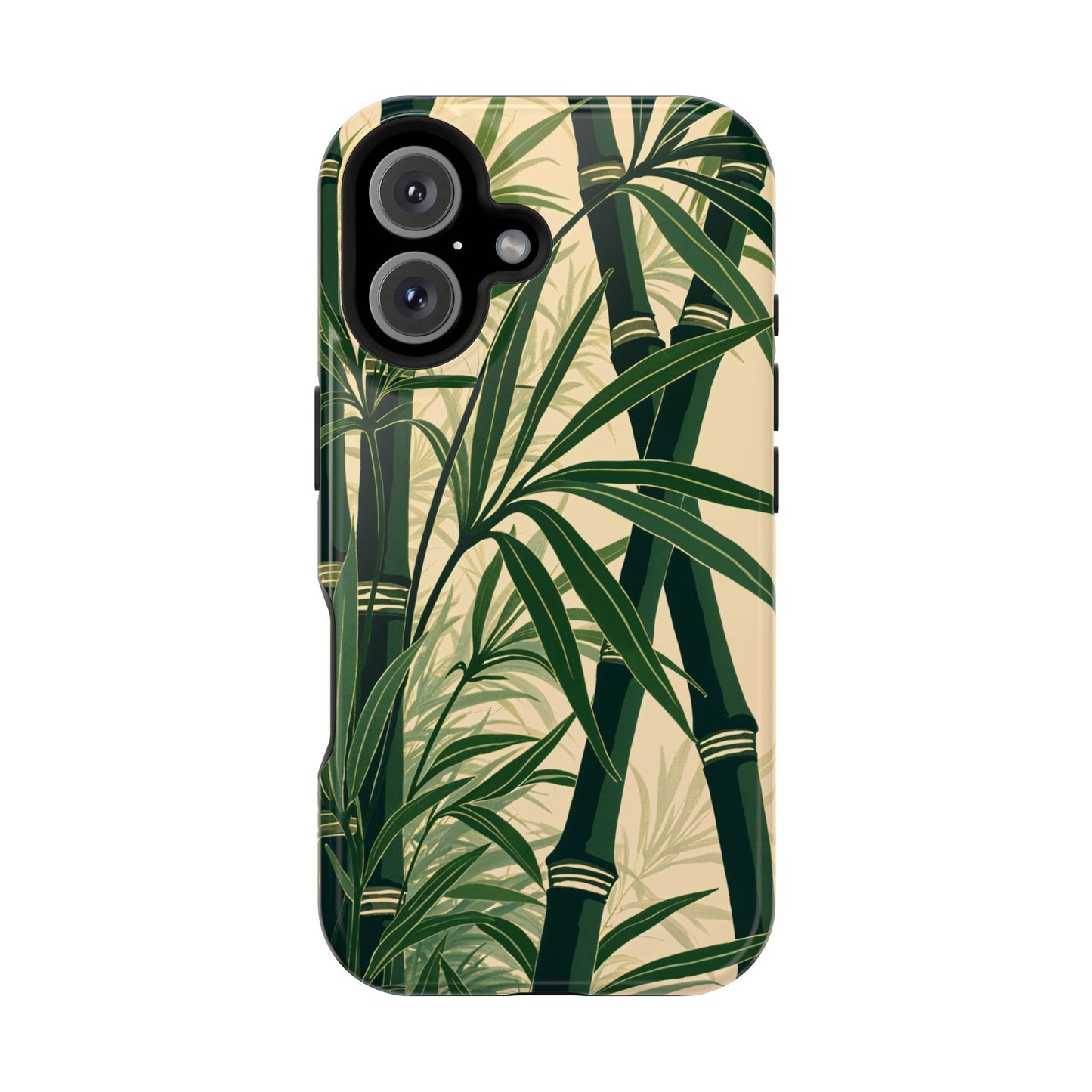 Bamboo Nature MagSafe® iPhone Tough Case Dual Layer Robust