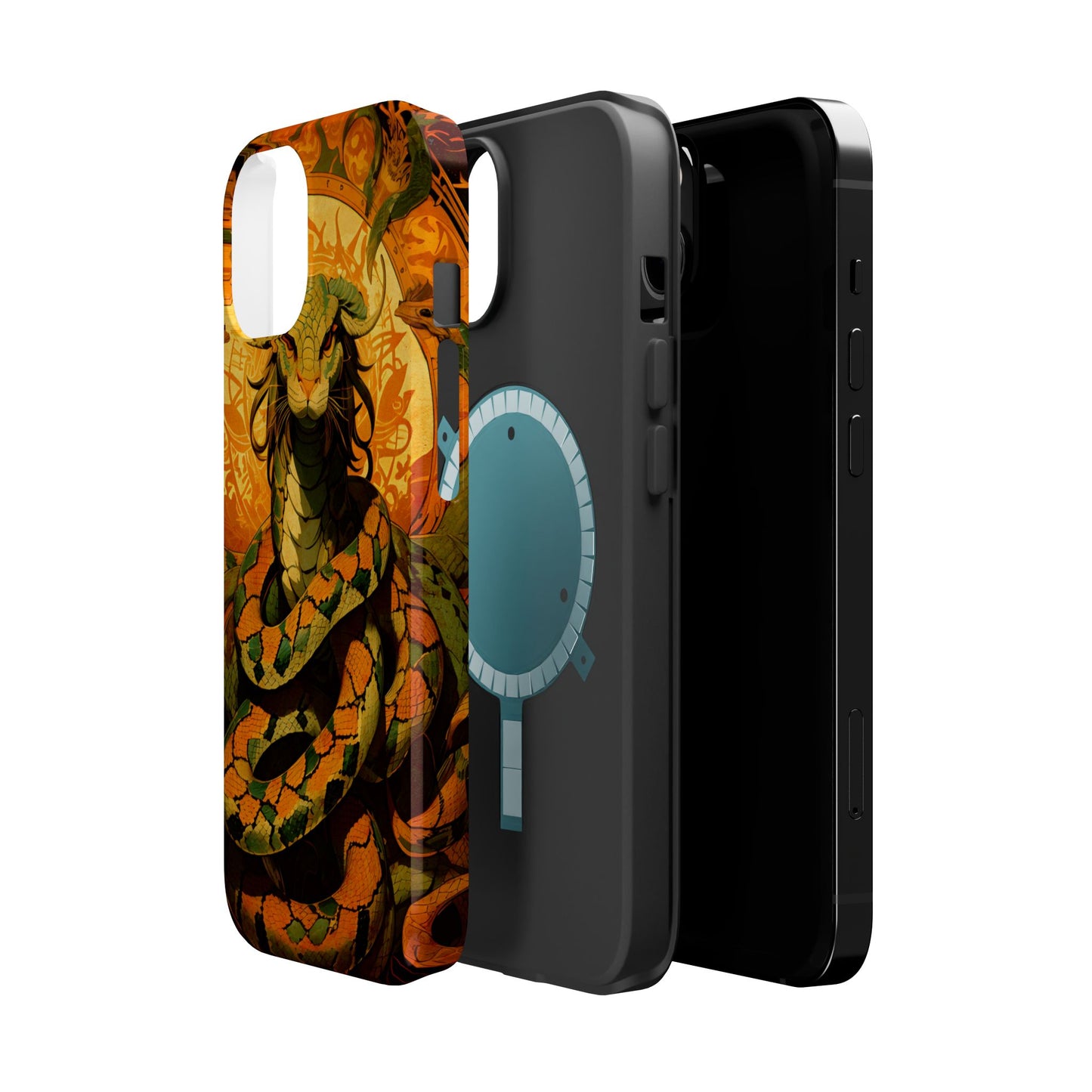 Serpent Art MagSafe® iPhone Tough Case Dual Layer Robust