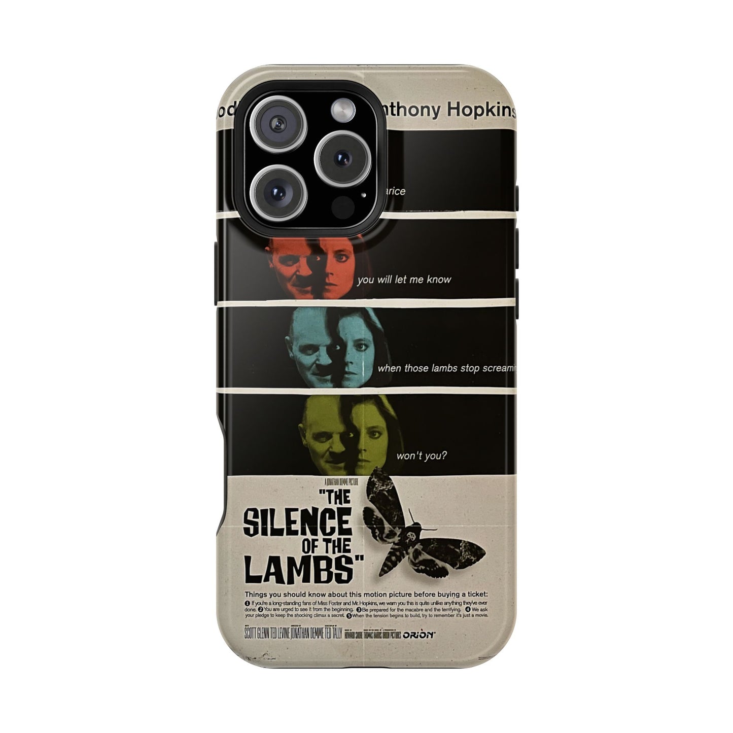 Silence of the Lambs MagSafe® iPhone Tough Case Dual Layer Robust
