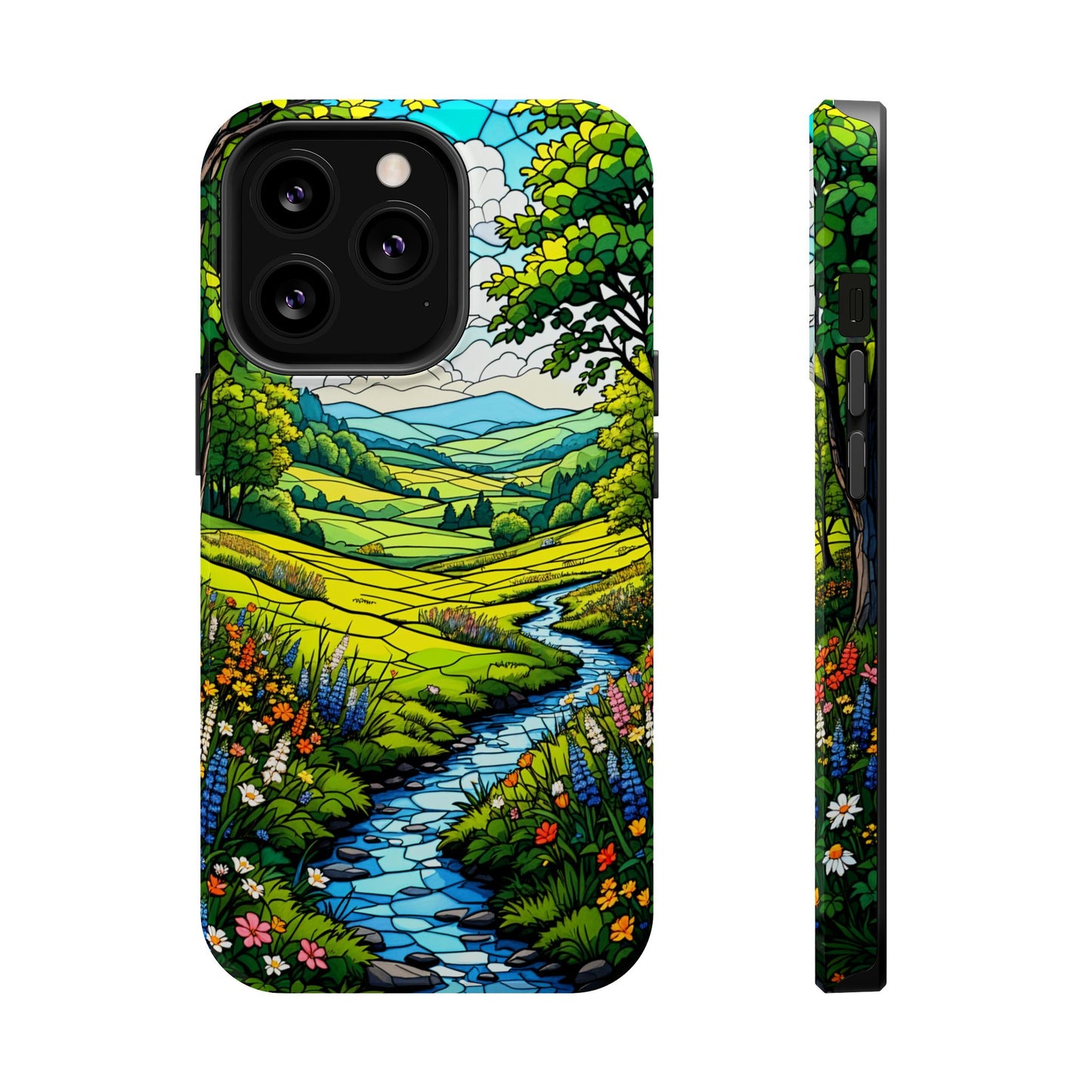Art Nature MagSafe® iPhone Tough Case Dual Layer Robust