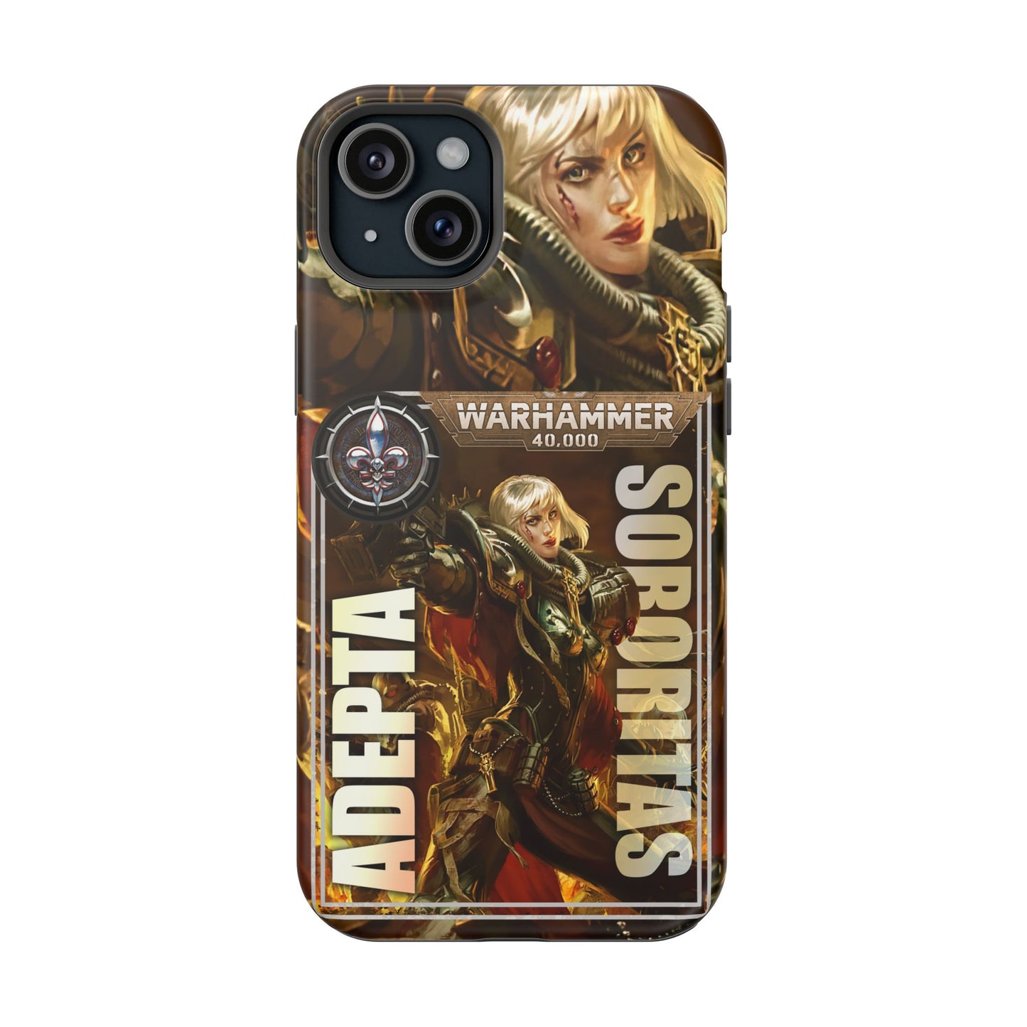 Warhammer Adepta Sororitas MagSafe® iPhone Tough Case Dual Layer Robust
