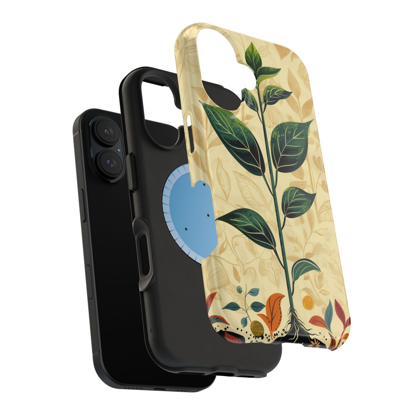 Plant Nature MagSafe® iPhone Tough Case Dual Layer Robust