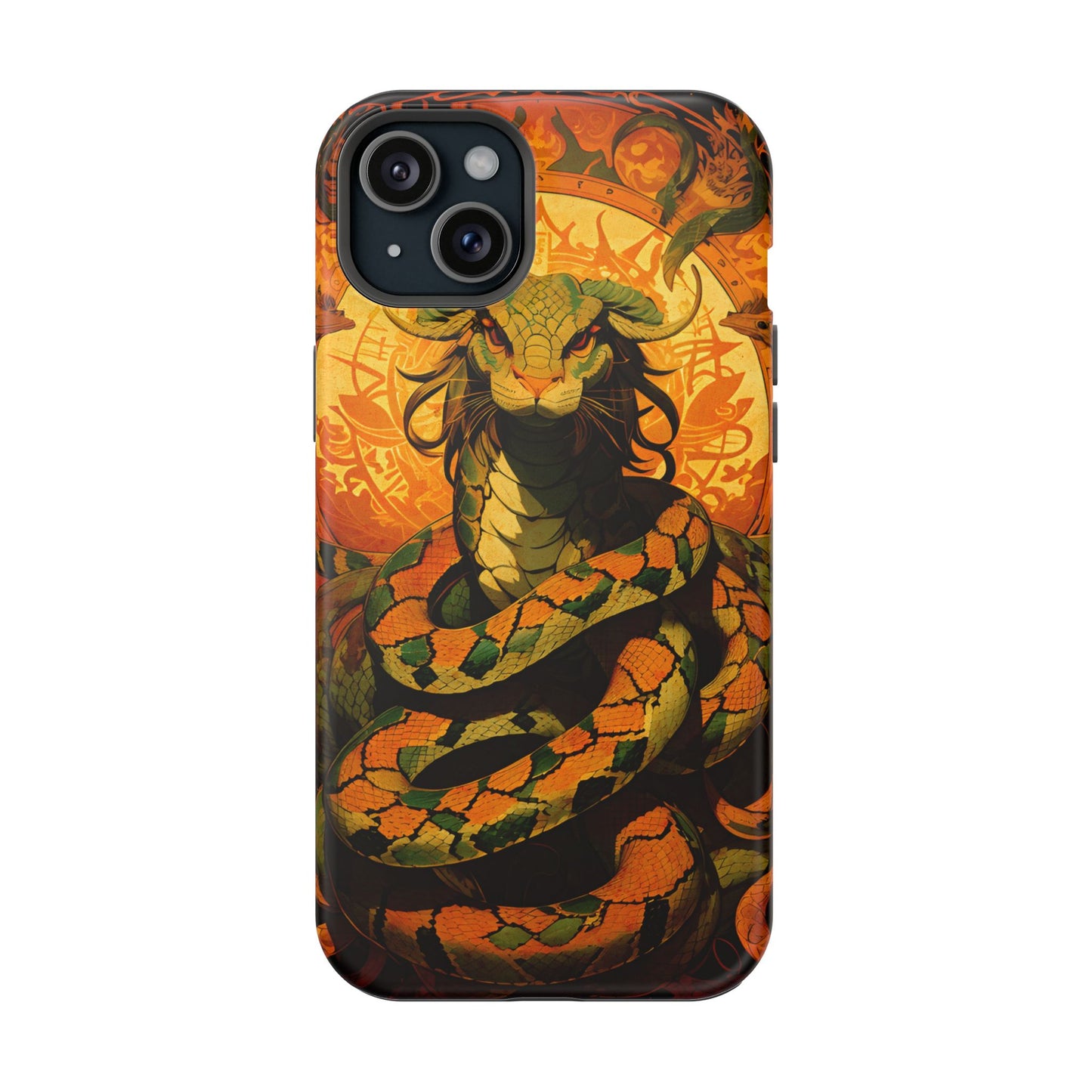 Serpent Art MagSafe® iPhone Tough Case Dual Layer Robust