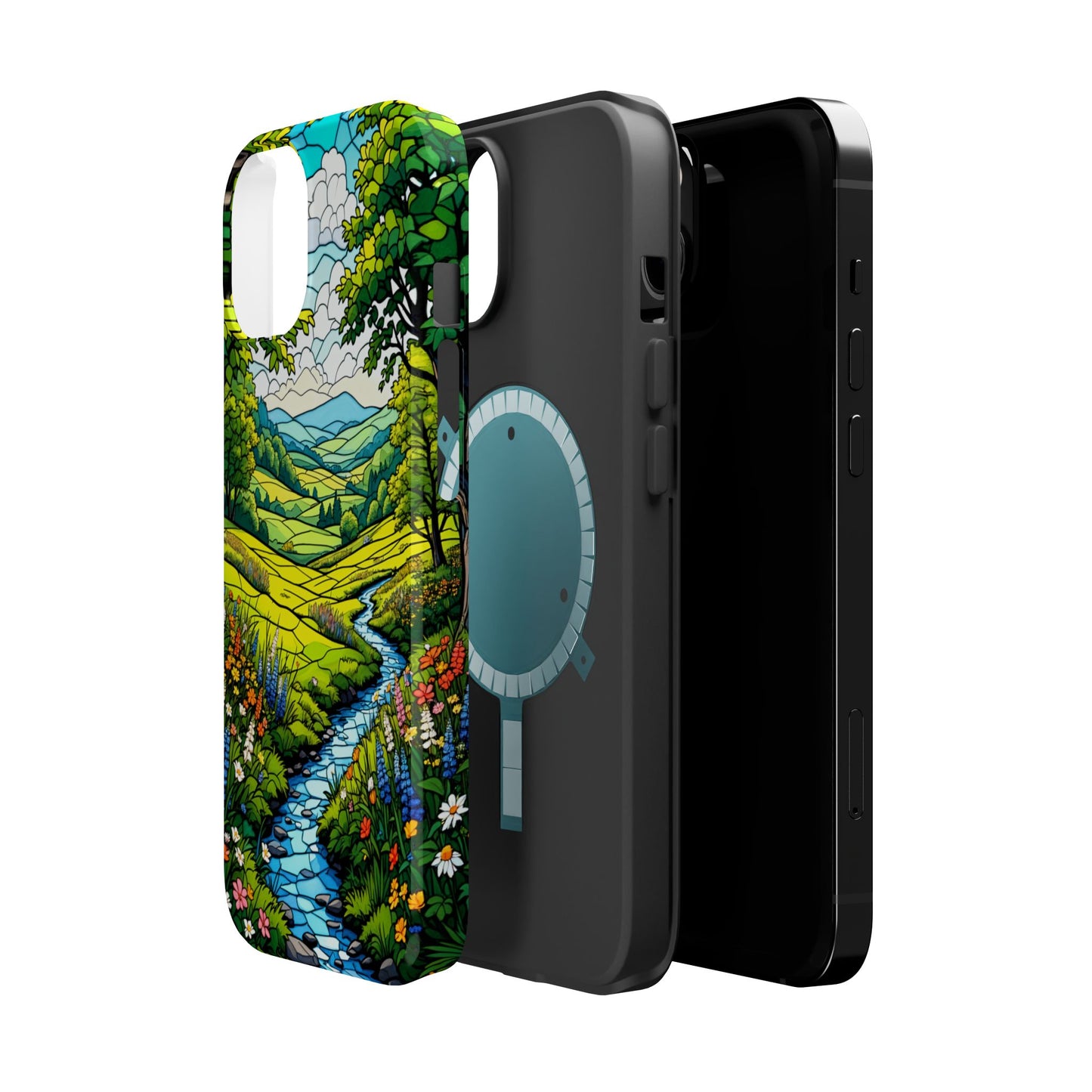 Art Nature MagSafe® iPhone Tough Case Dual Layer Robust