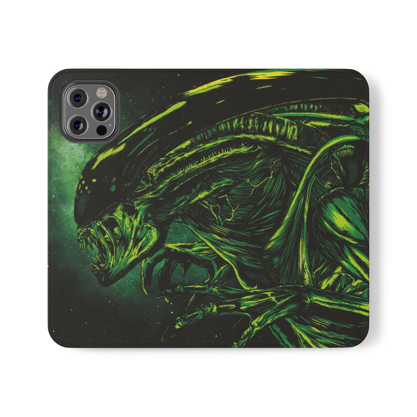 Alien Flip Case for iPhone & Samsung | PhoneMags