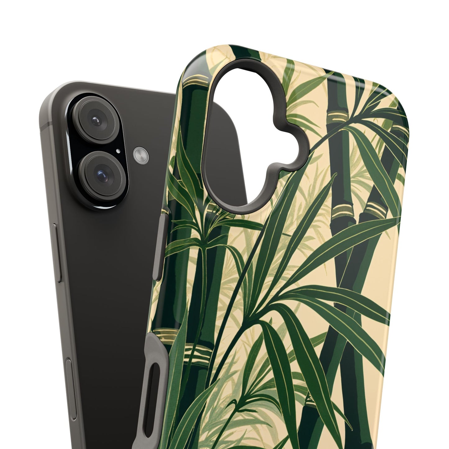 Bamboo Nature MagSafe® iPhone Tough Case Dual Layer Robust
