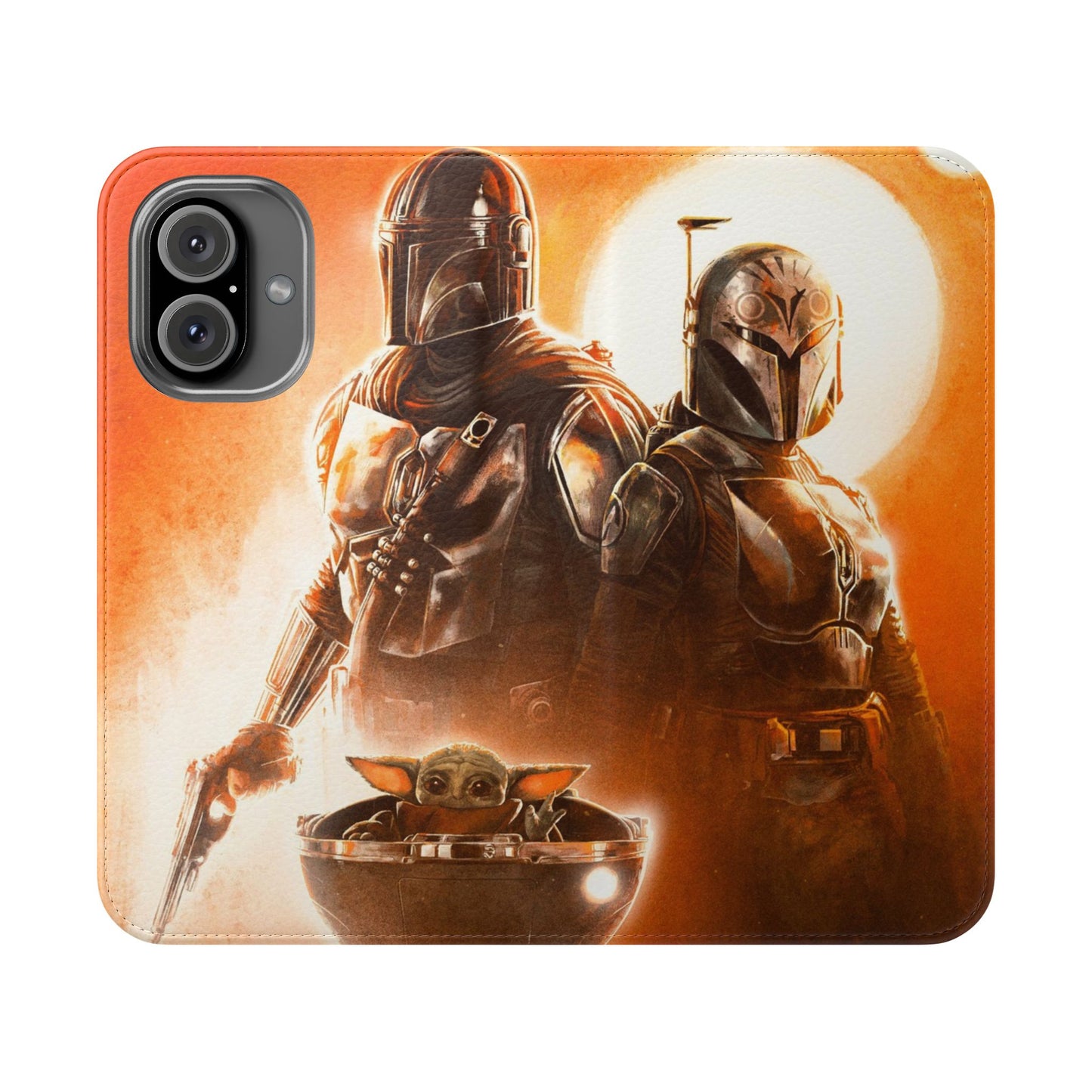 Mandalorian iPhone & Samsung Flip Case