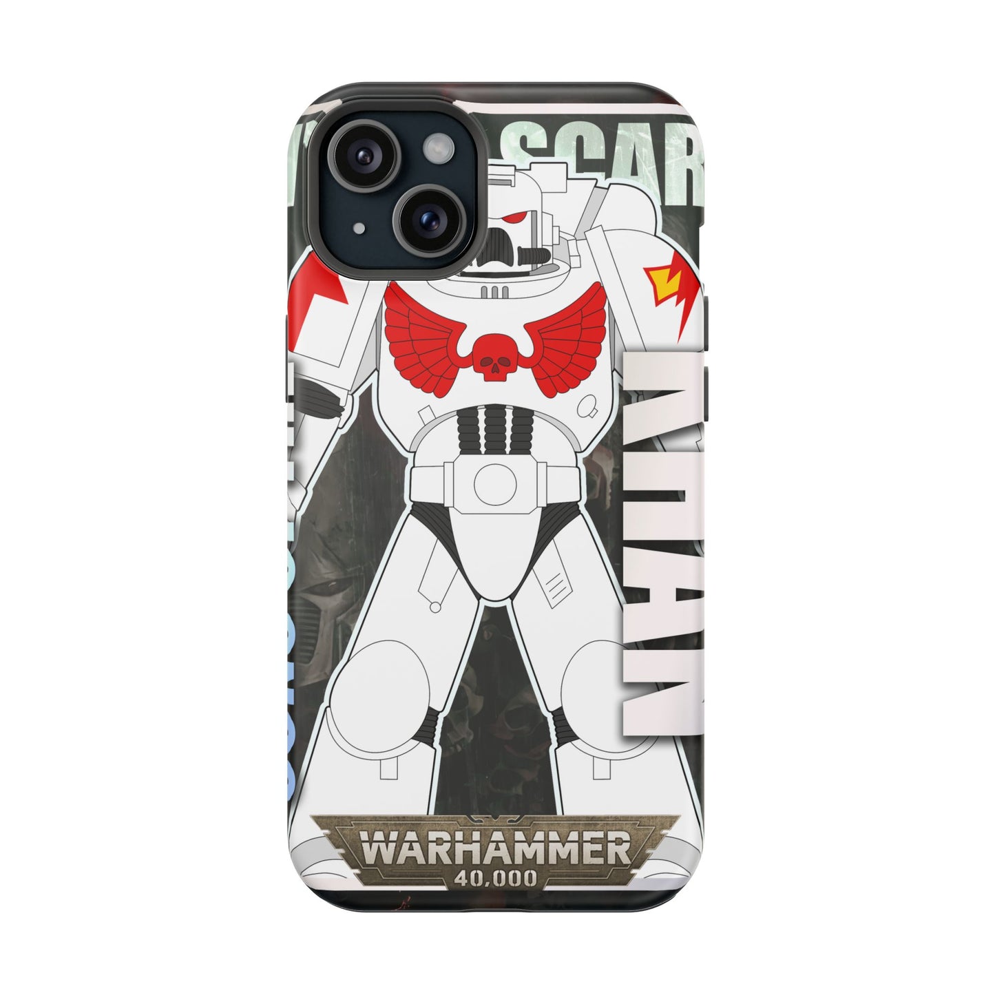 Warhammer White Scars MagSafe® iPhone Tough Case Dual Layer Robust