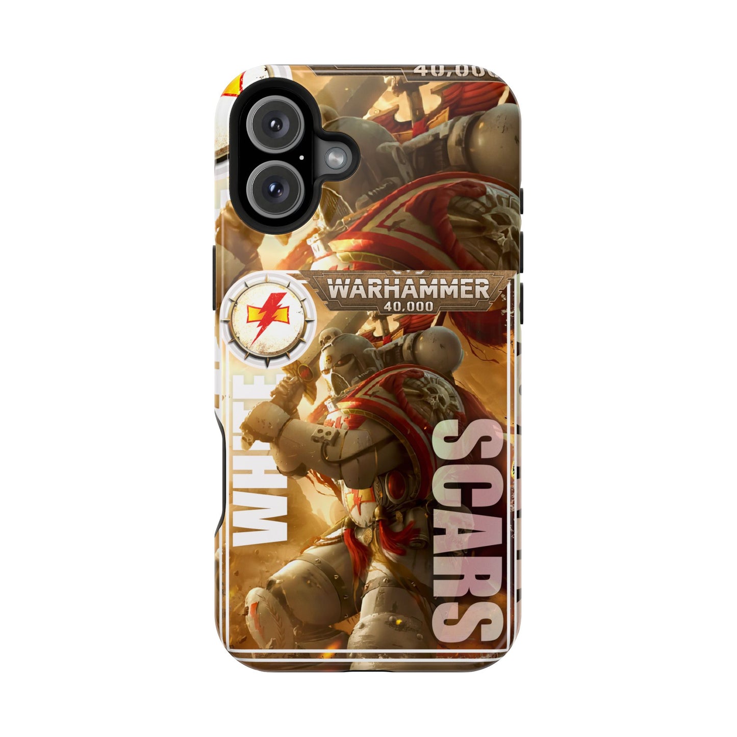 Warhammer White Scars MagSafe® iPhone Tough Case Dual Layer Robust