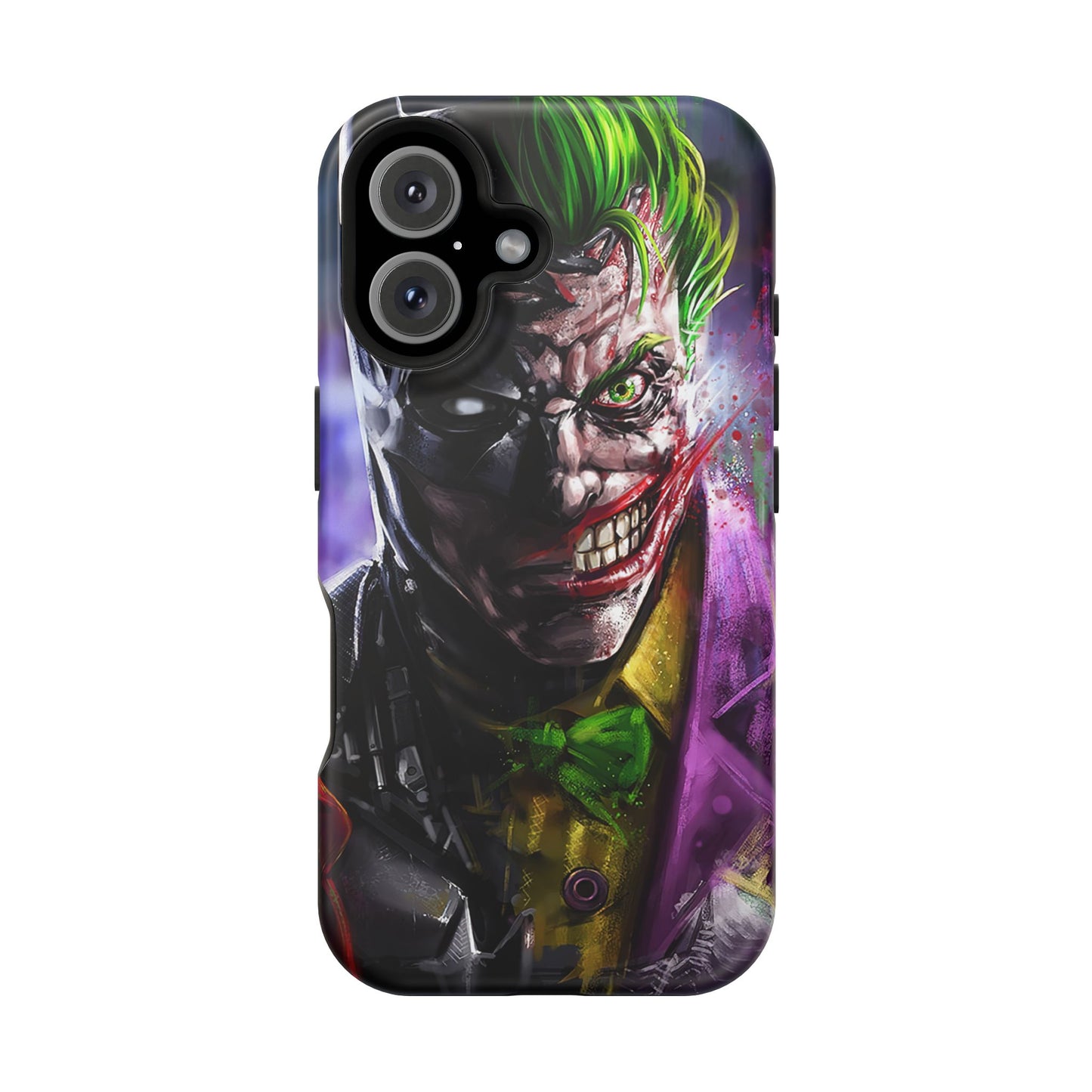 Joker Vs Bayman MagSafe® iPhone Tough Case Dual Layer Robust