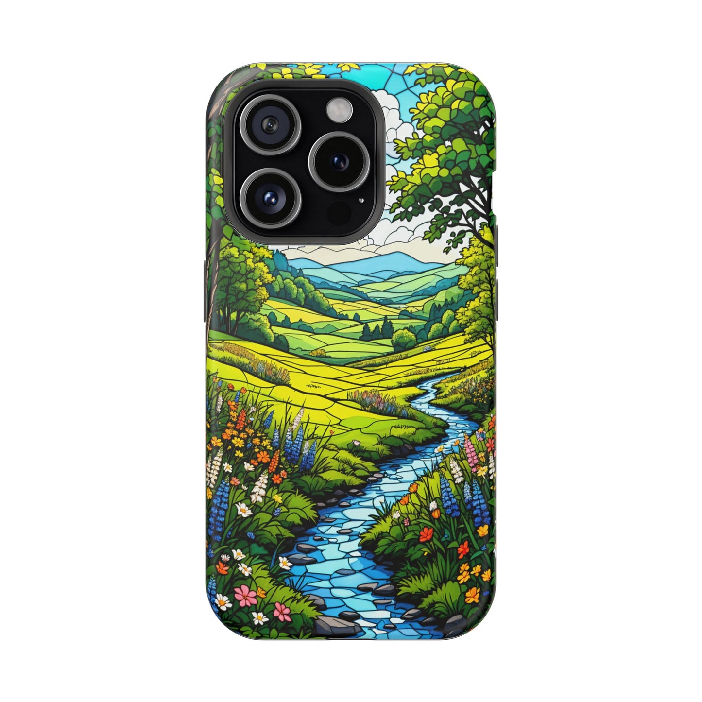 Art Nature MagSafe® iPhone Tough Case Dual Layer Robust