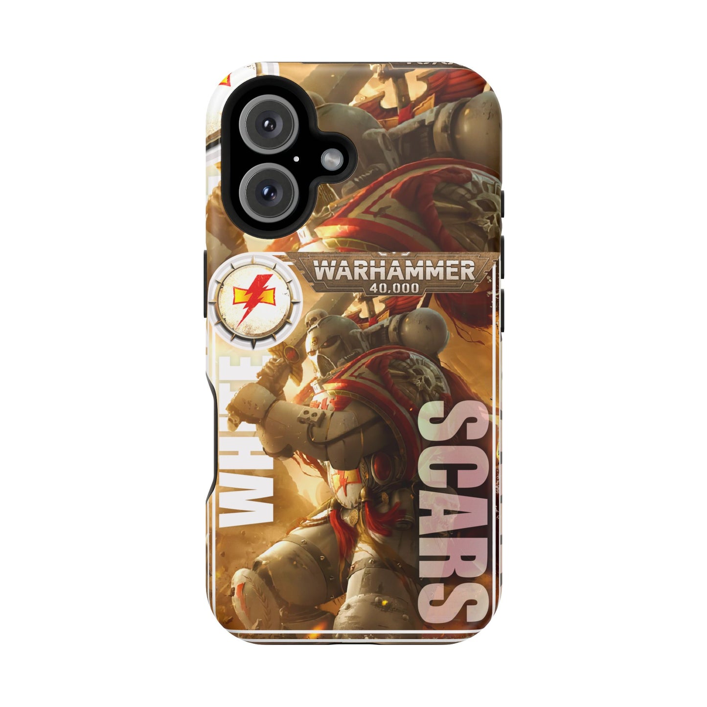Warhammer White Scars MagSafe® iPhone Tough Case Dual Layer Robust