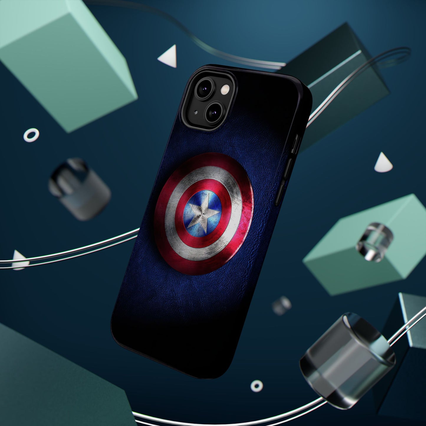 Captain America MagSafe® iPhone Tough Case Dual Layer Robust