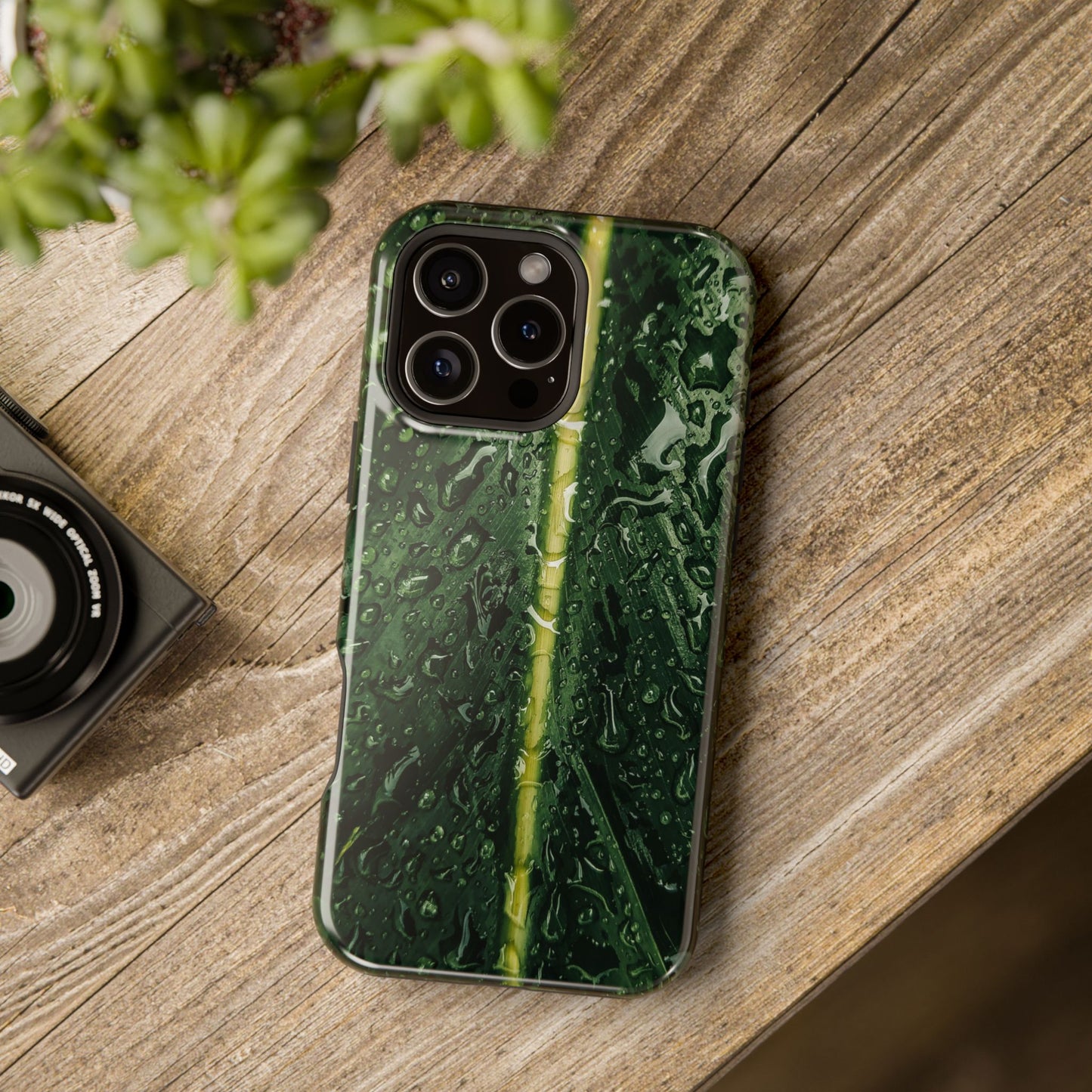 Leaf Marbles Nature MagSafe® iPhone Tough Case Dual Layer Robust