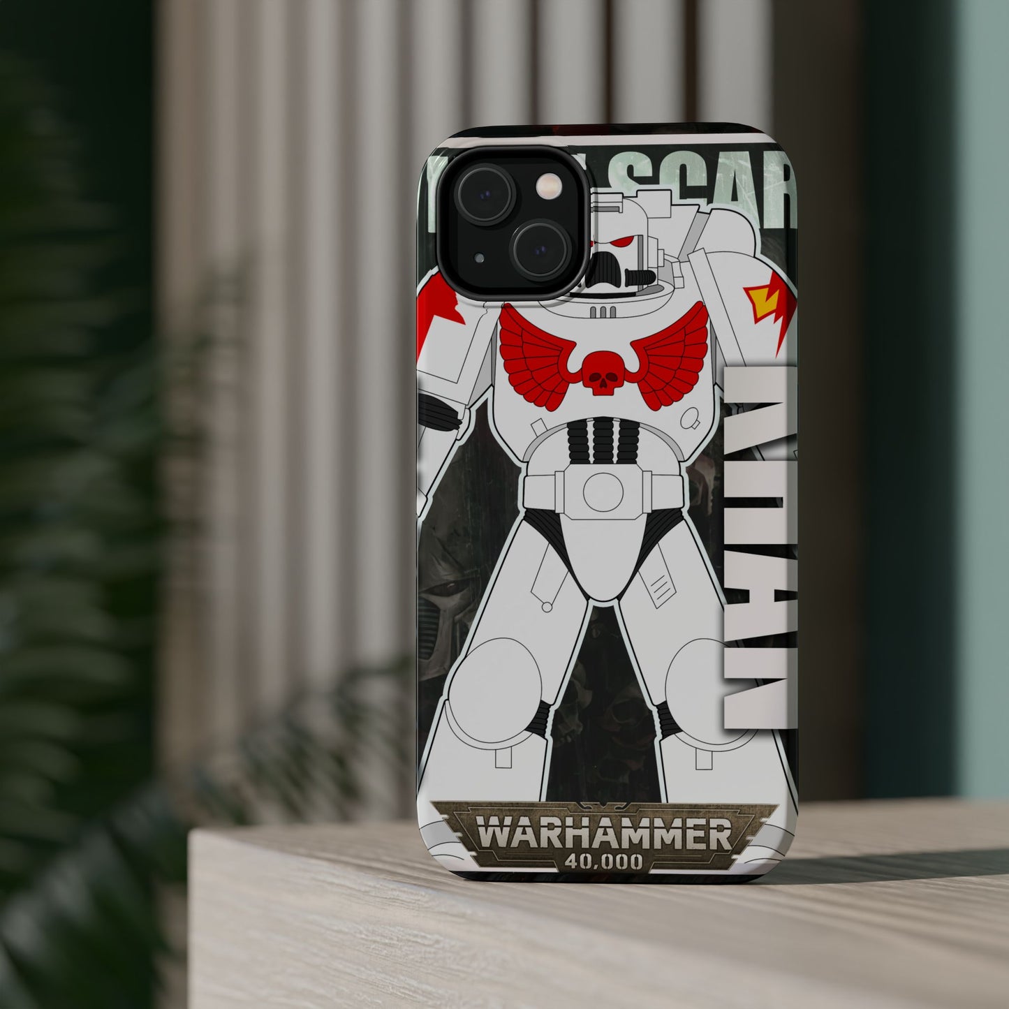 Warhammer White Scars MagSafe® iPhone Tough Case Dual Layer Robust