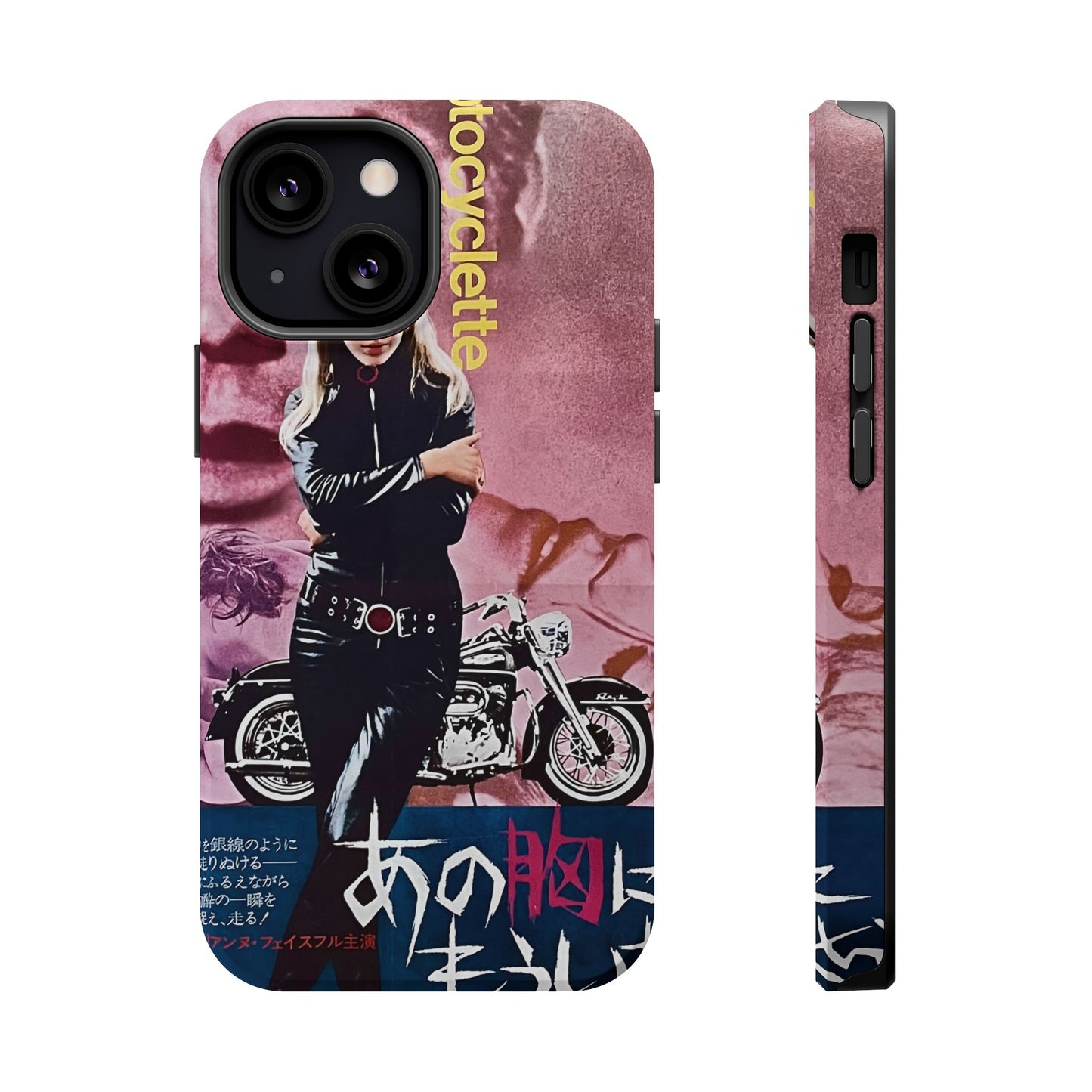 The Girl on a Motorcycle MagSafe® iPhone Tough Case Dual Layer Robust