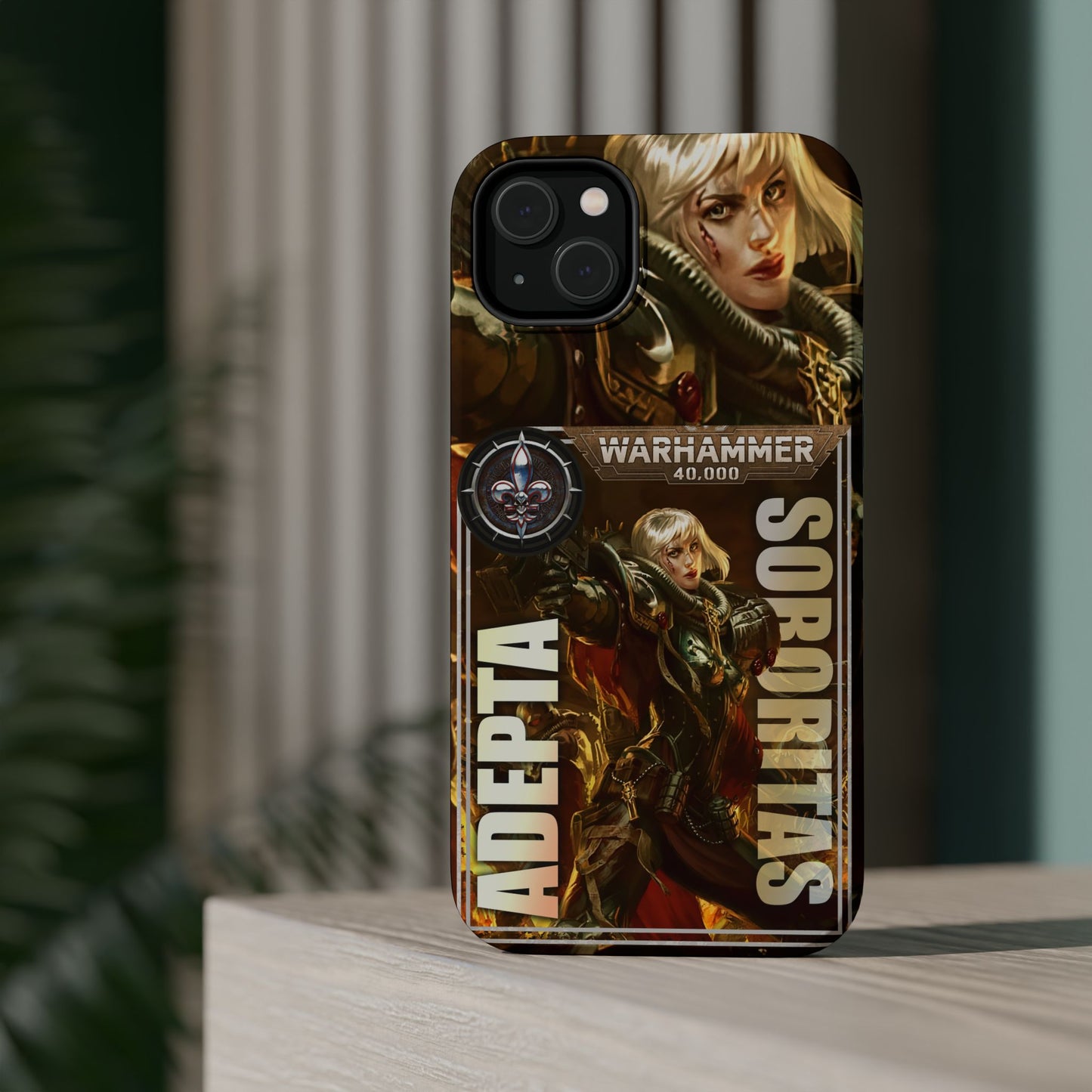 Warhammer Adepta Sororitas MagSafe® iPhone Tough Case Dual Layer Robust