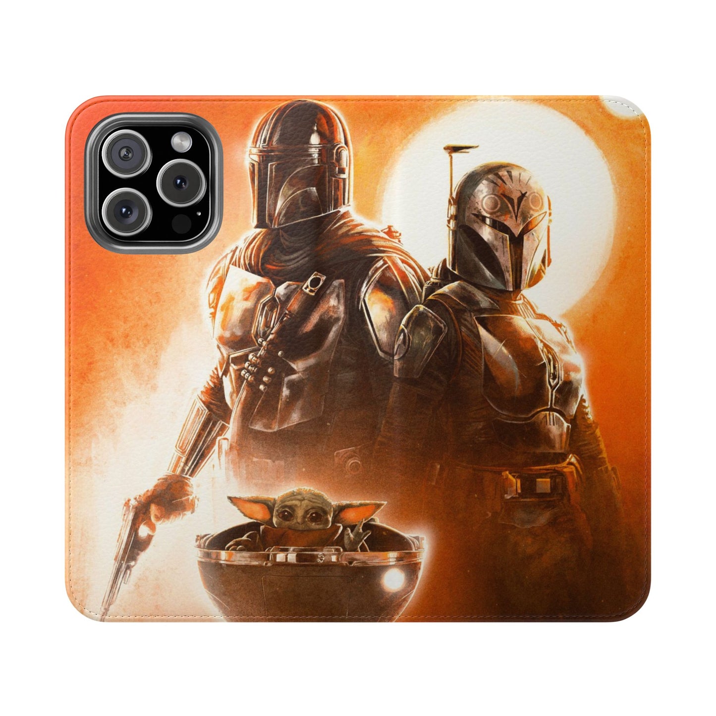 Mandalorian iPhone & Samsung Flip Case