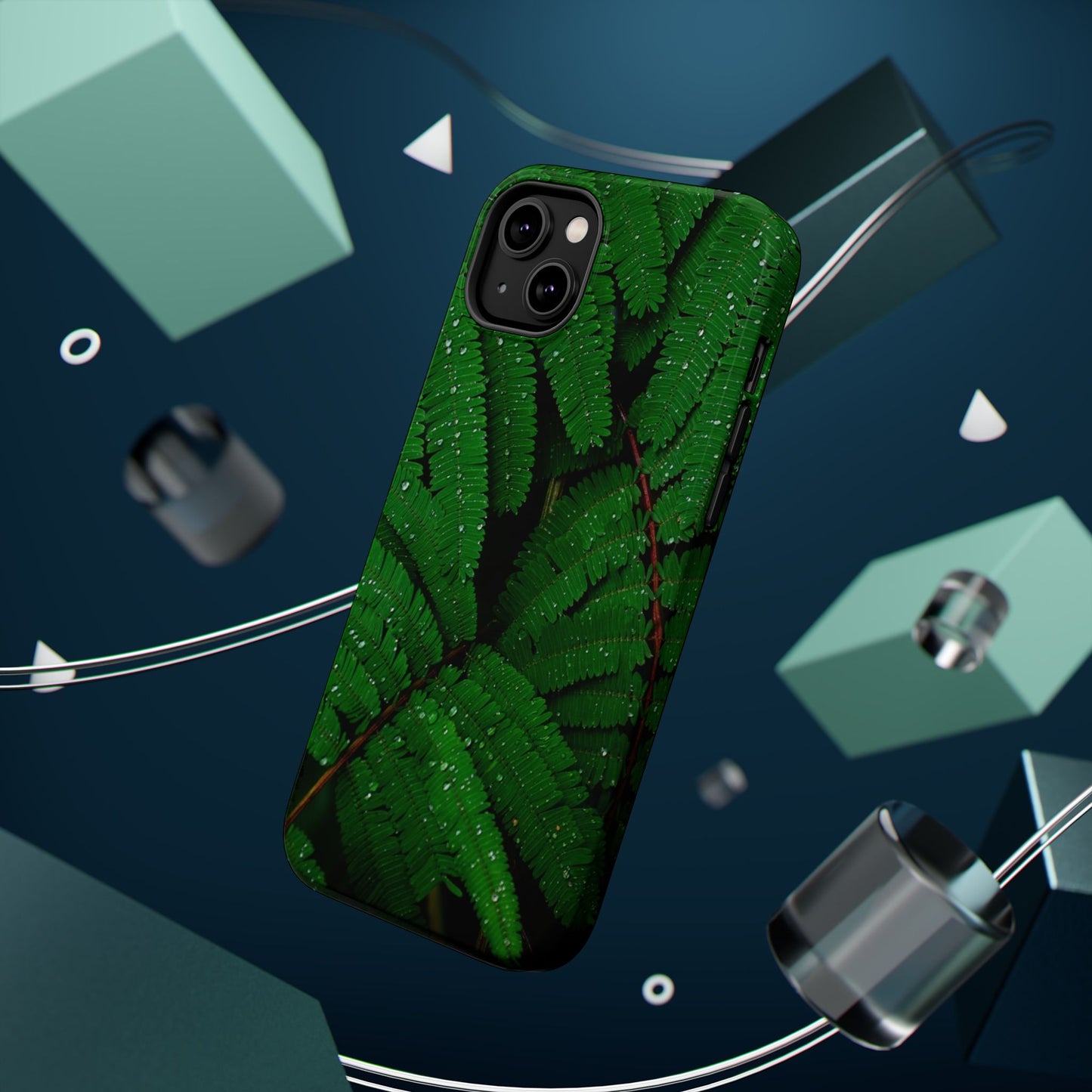 Leaf Marbles Nature MagSafe® iPhone Tough Case Dual Layer Robust