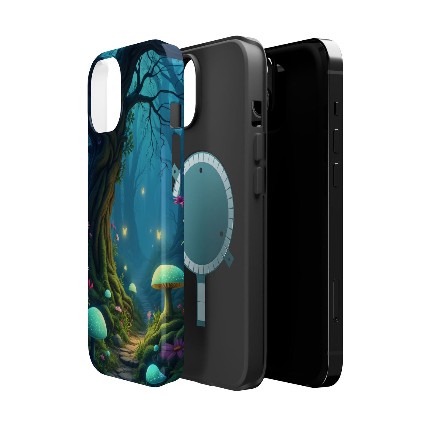 Shrooms Nature MagSafe® iPhone Tough Case Dual Layer Robust
