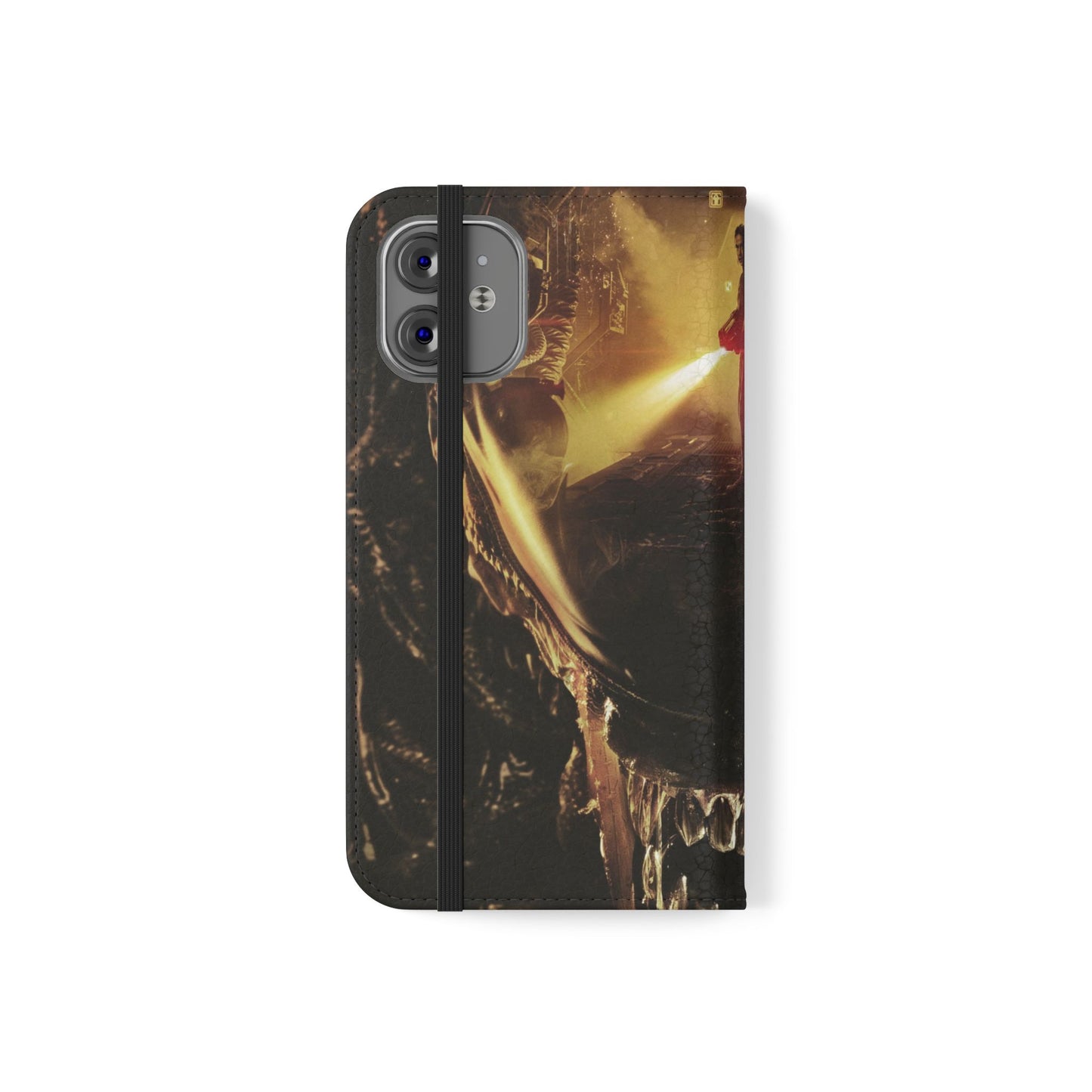 Alien iPhone & Samsung Flip Case