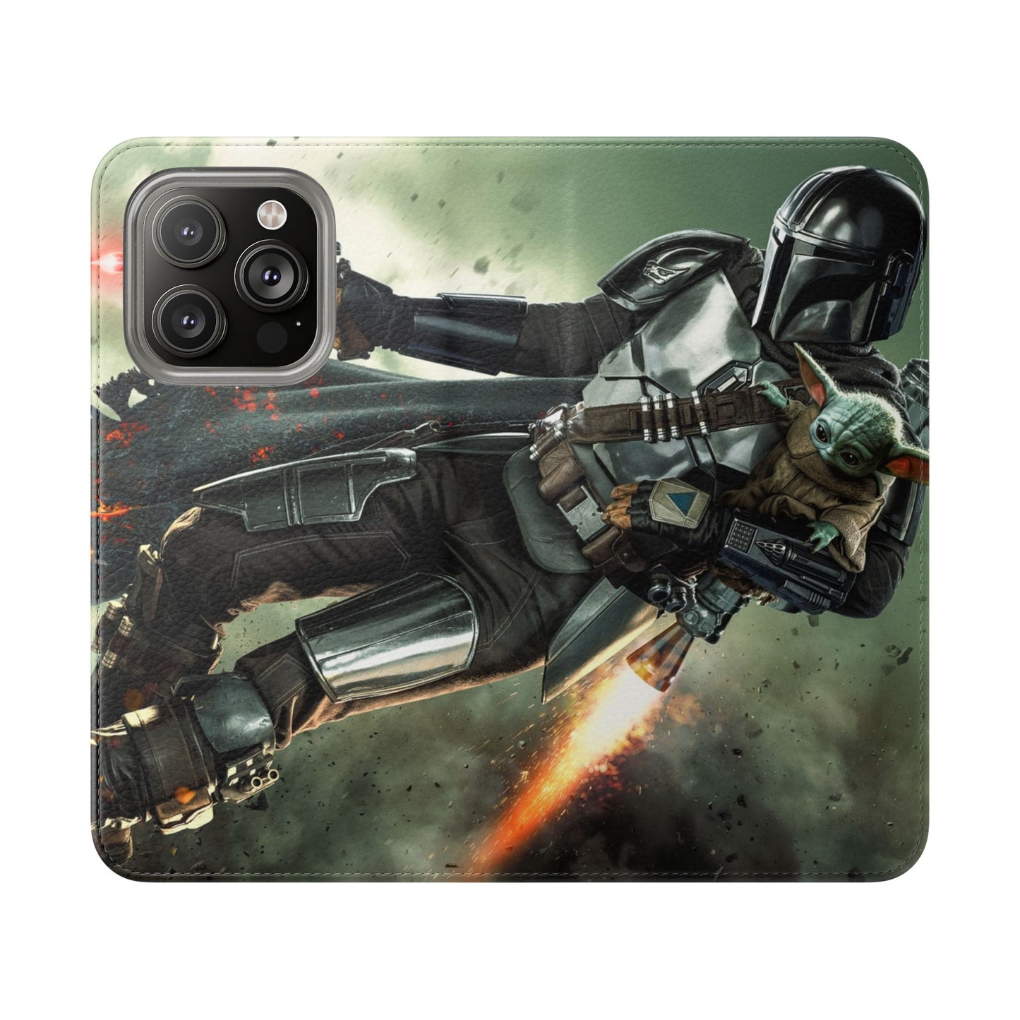Mandalorian iPhone & Samsung Flip Case