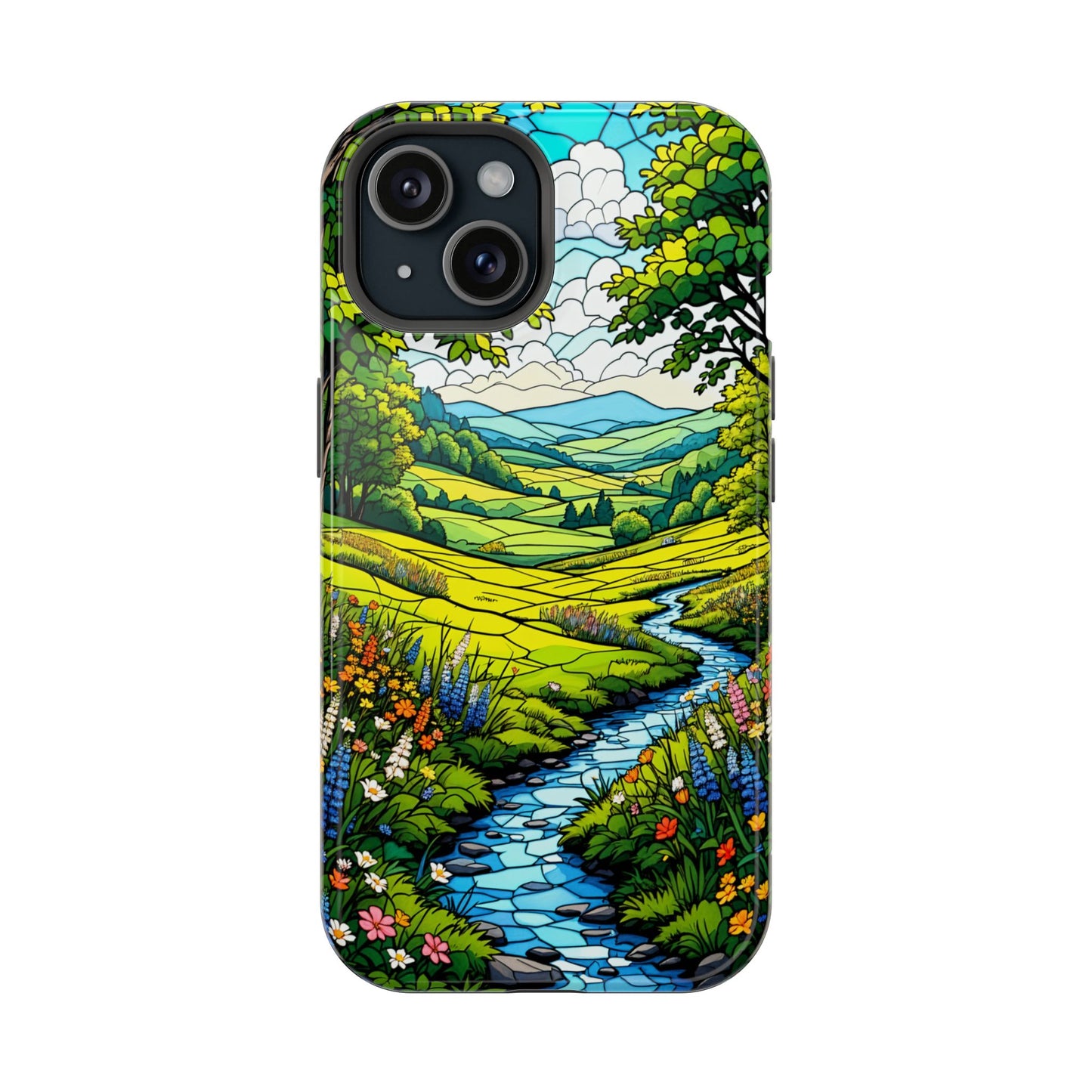 Art Nature MagSafe® iPhone Tough Case Dual Layer Robust