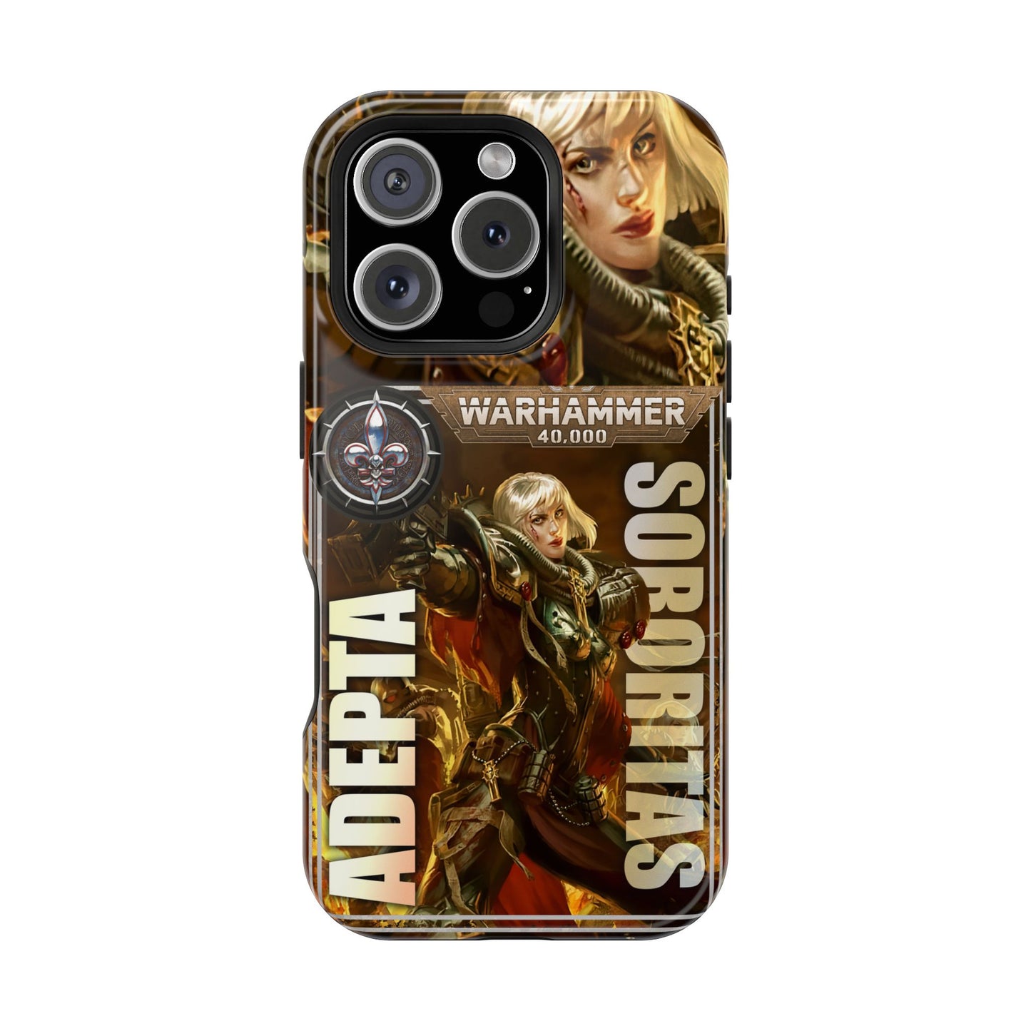 Warhammer Adepta Sororitas MagSafe® iPhone Tough Case Dual Layer Robust