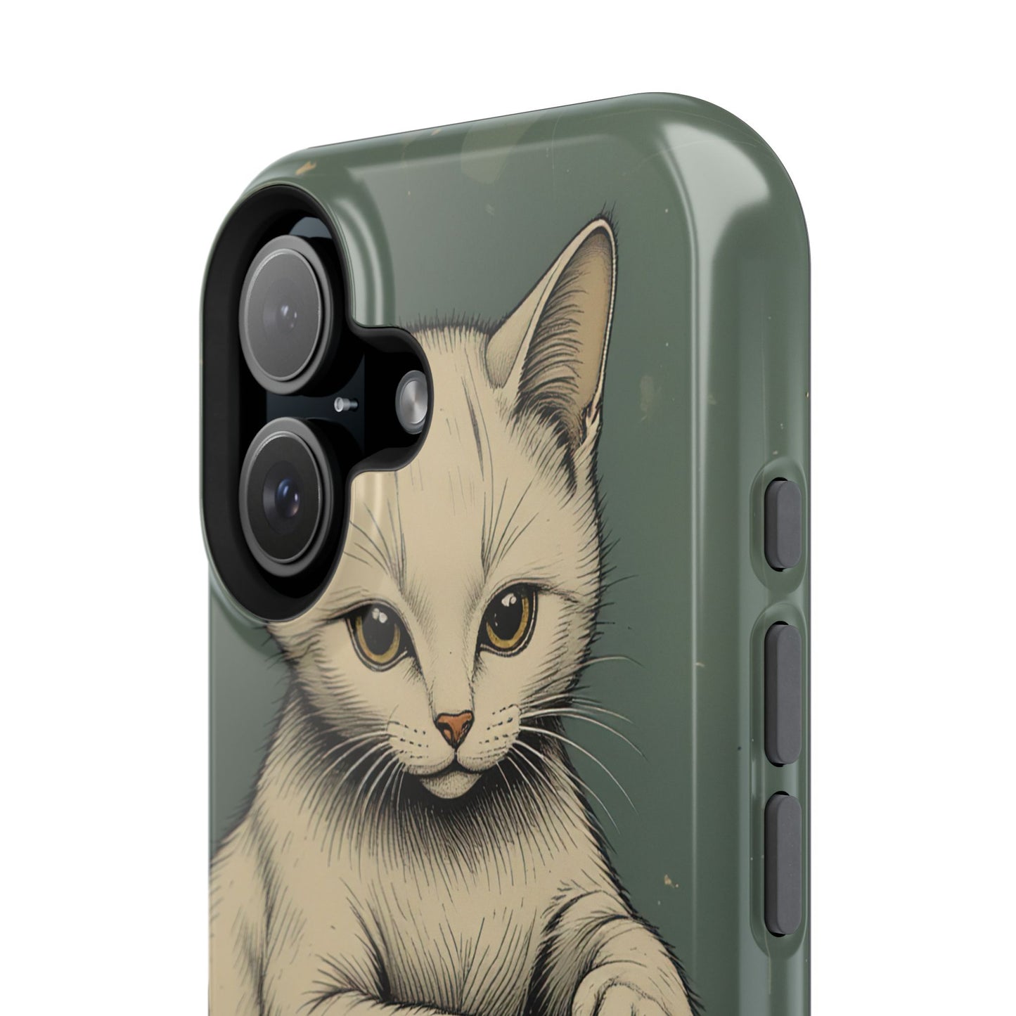 Cat & Skull MagSafe® iPhone Tough Case Dual Layer Robust
