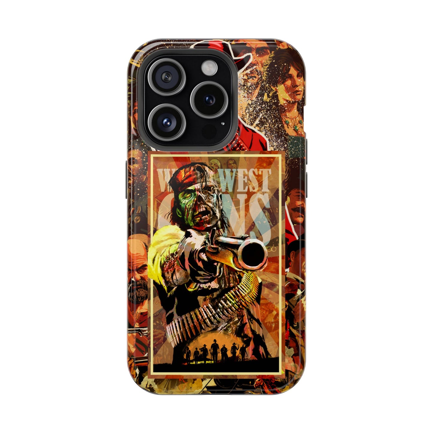 Red Dead Redemption MagSafe® iPhone Tough Case Dual Layer Robust