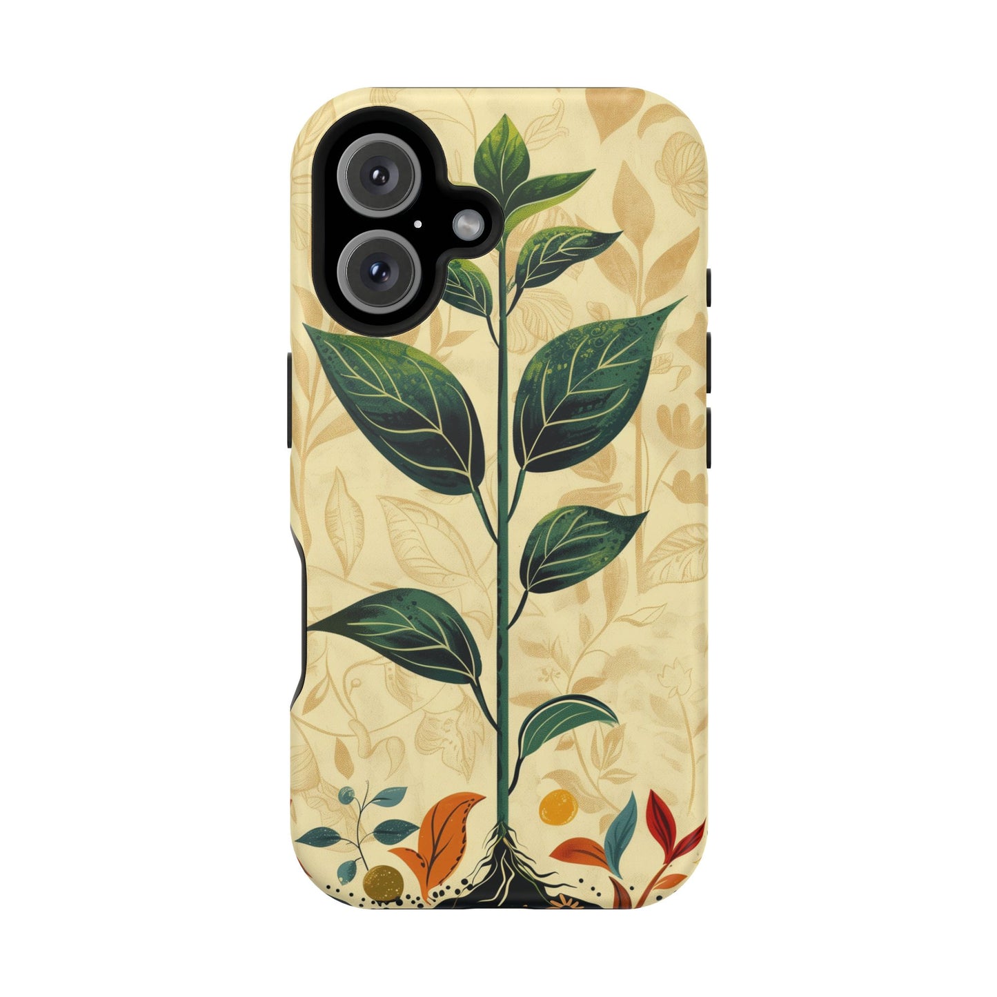 Plant Nature MagSafe® iPhone Tough Case Dual Layer Robust