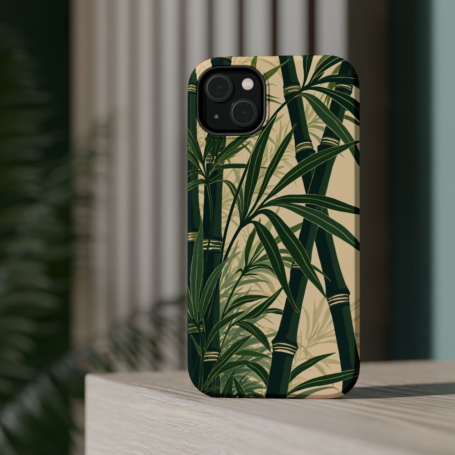 Bamboo Nature MagSafe® iPhone Tough Case Dual Layer Robust