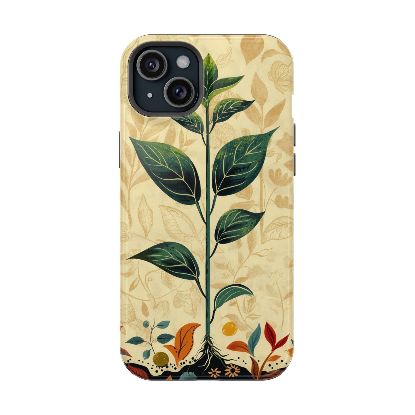 Plant Nature MagSafe® iPhone Tough Case Dual Layer Robust
