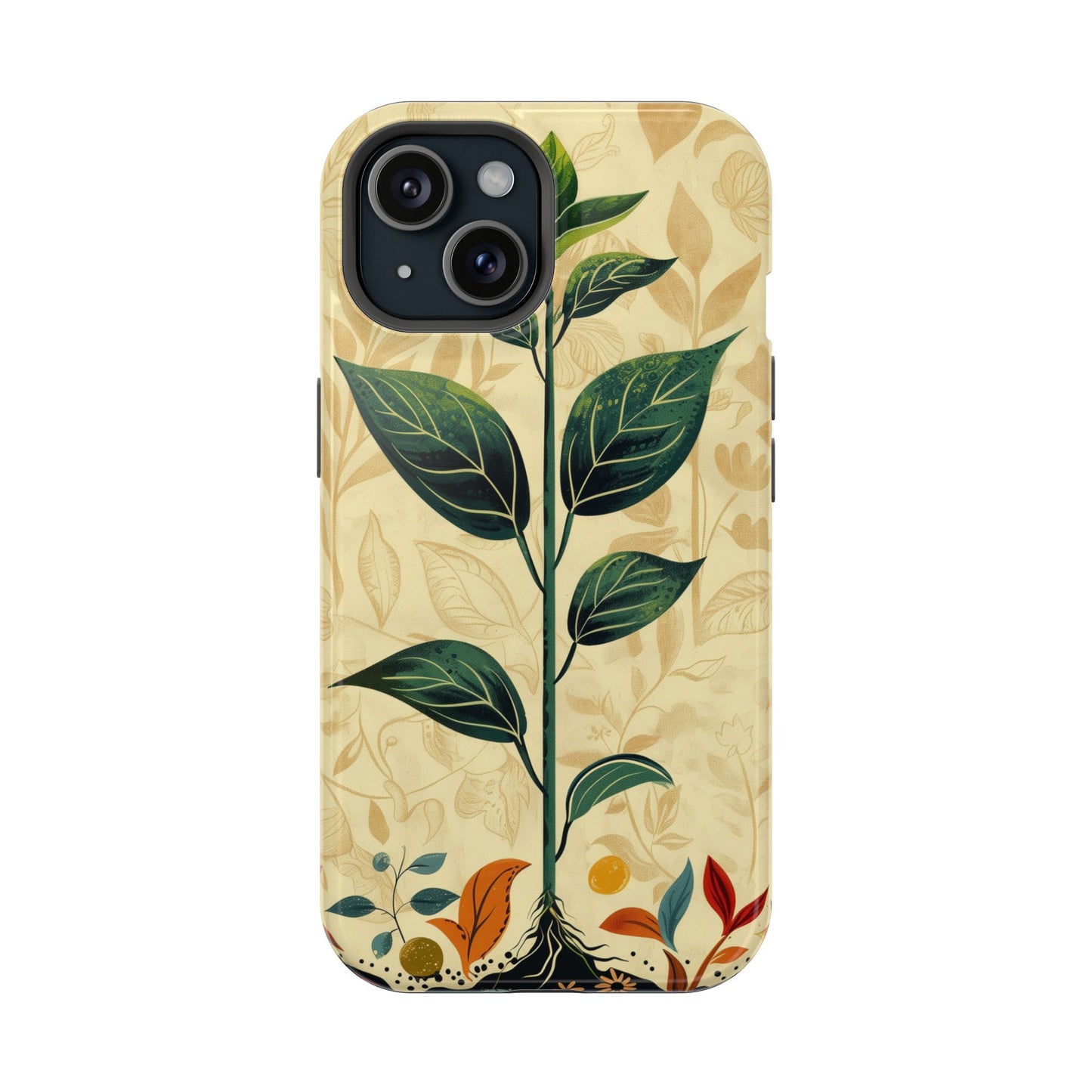 Plant Nature MagSafe® iPhone Tough Case Dual Layer Robust