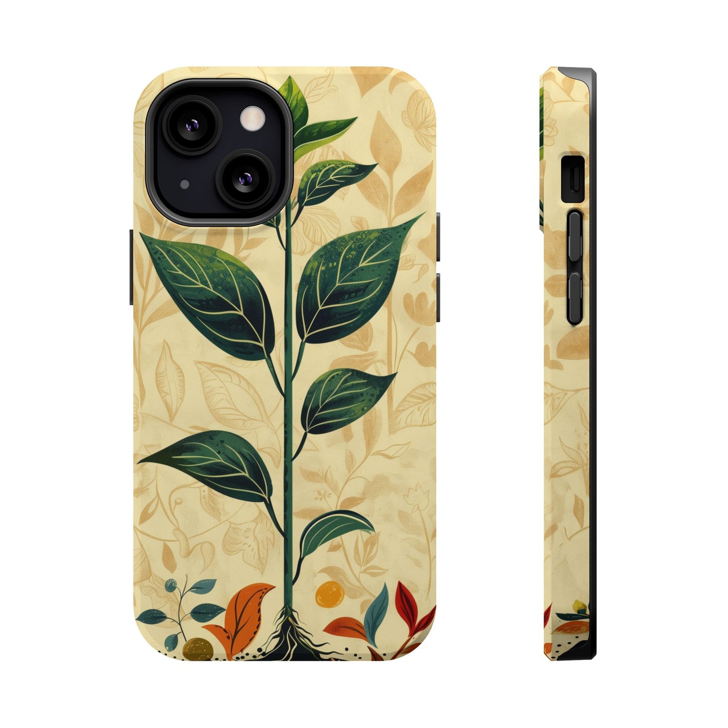 Plant Nature MagSafe® iPhone Tough Case Dual Layer Robust
