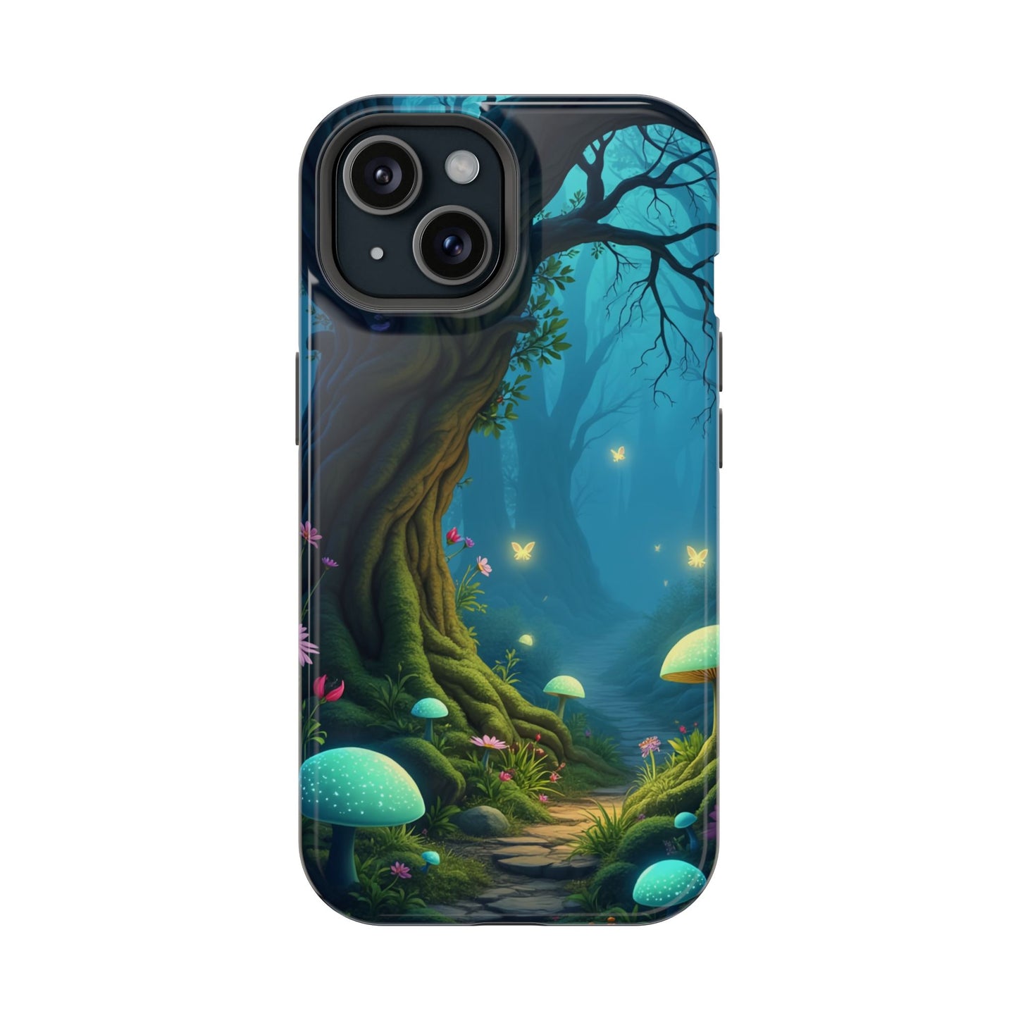 Shrooms Nature MagSafe® iPhone Tough Case Dual Layer Robust