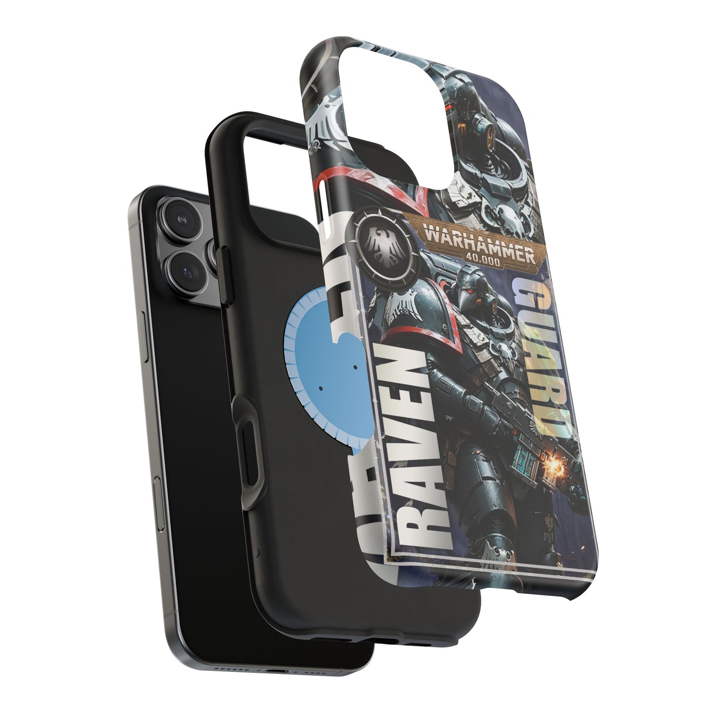 Warhammer Raven Guard MagSafe® iPhone Tough Case Dual Layer Robust